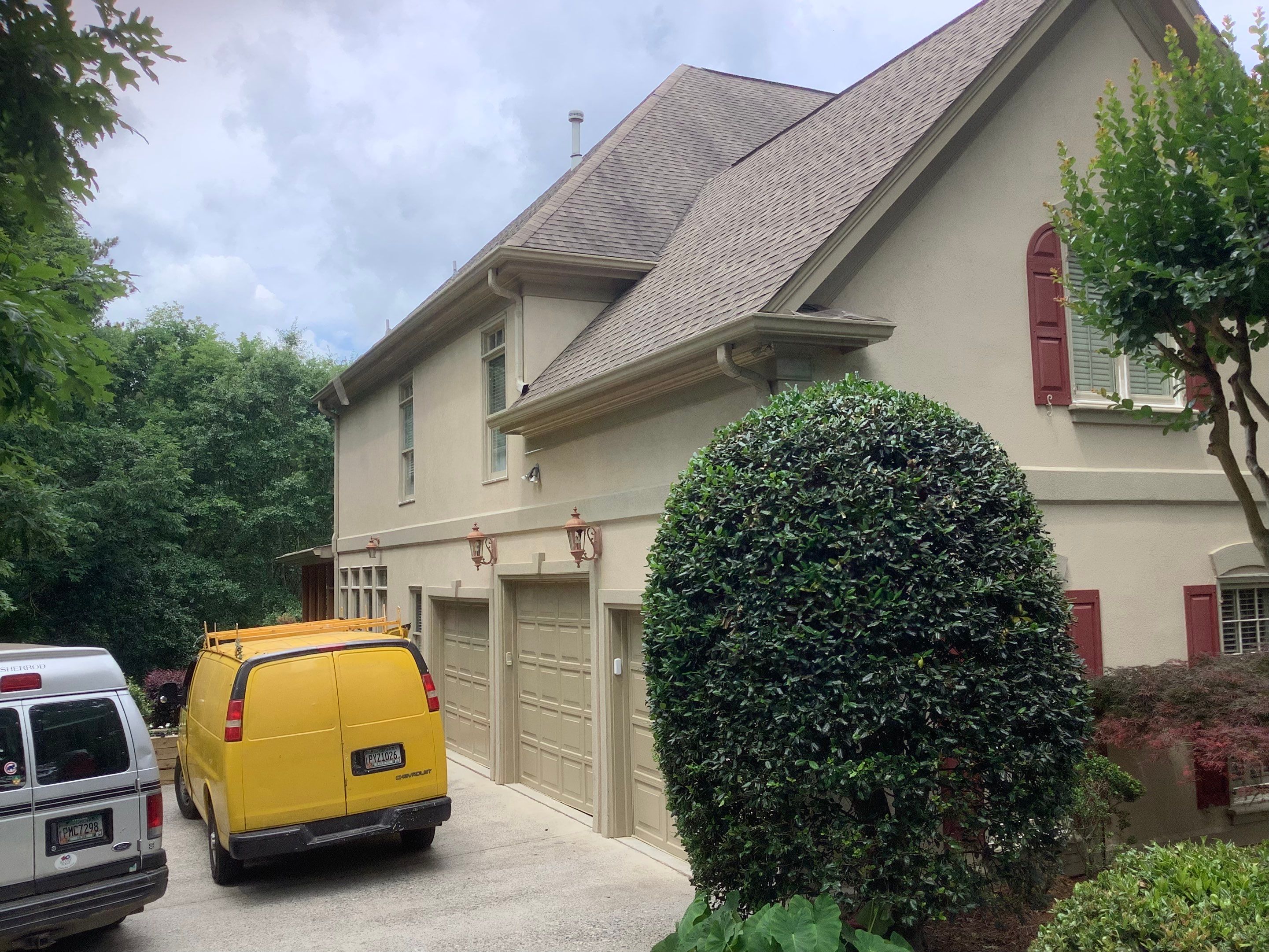 Exterior Painting and Shutter Refresh for a Roswell Stucco Home by Swift Home Renovations