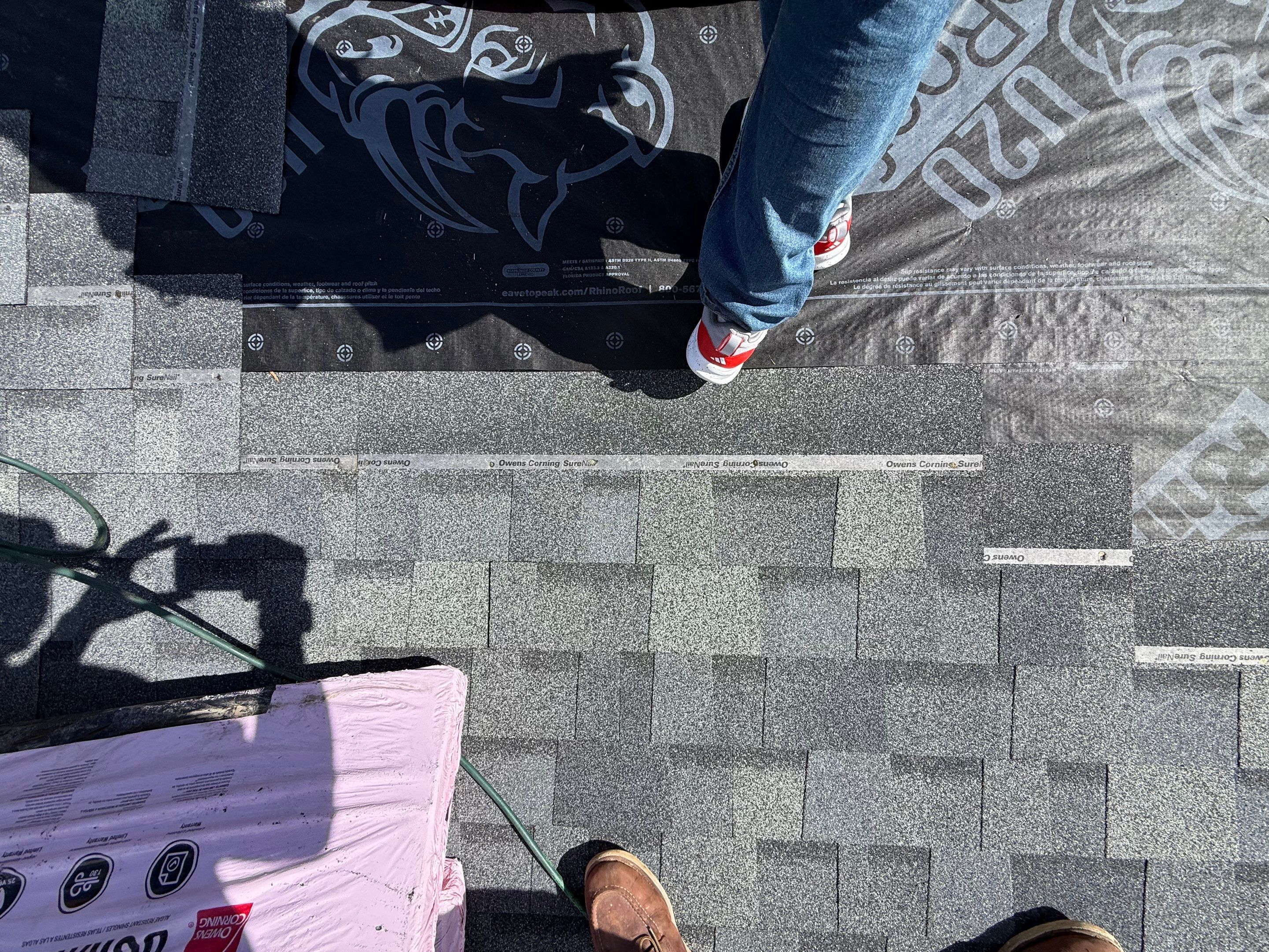 Roof Replacement using Owens Corning Tru Definitions by 180 Contractors