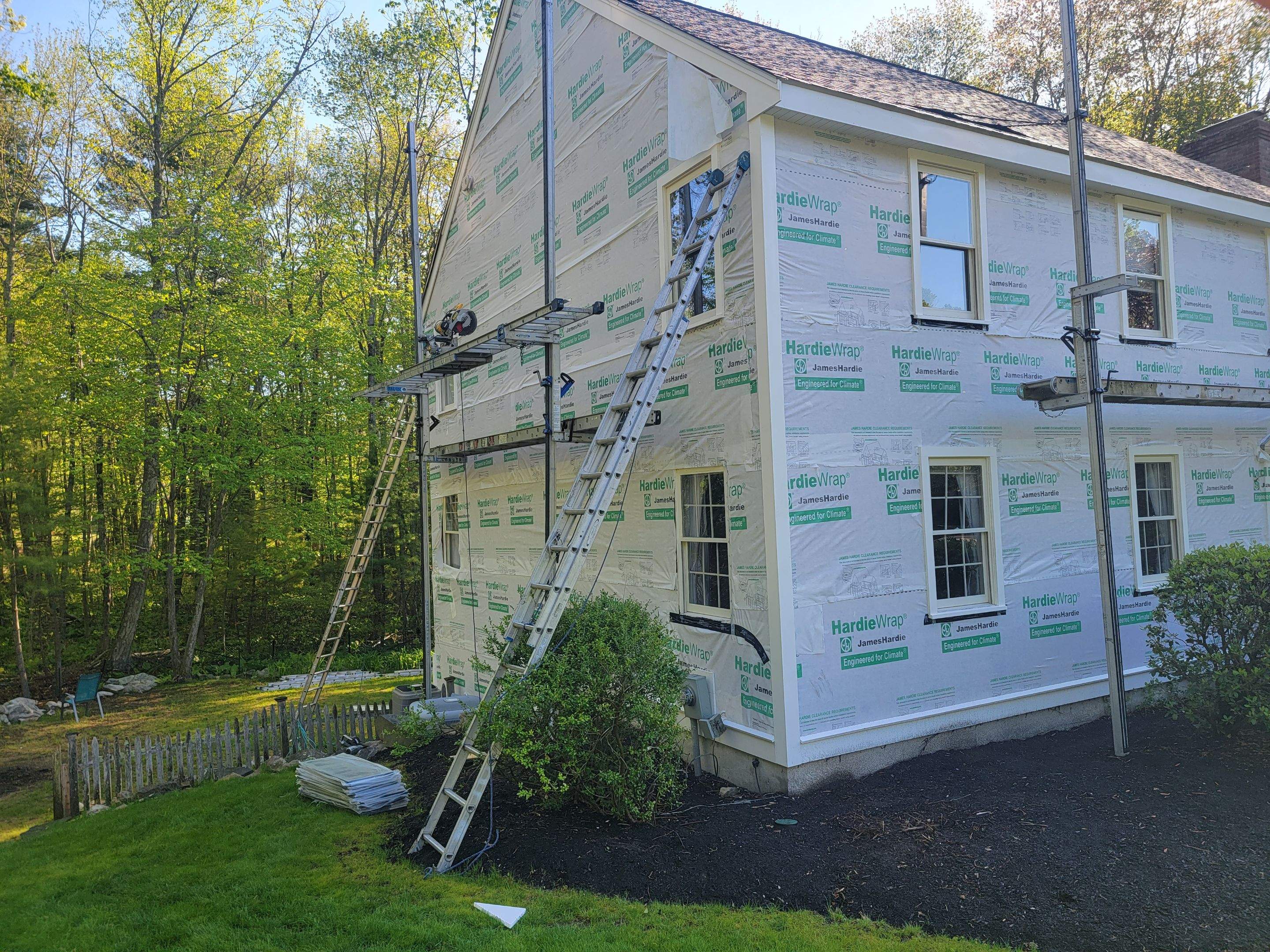 Siding Installation using James Hardie by UBrothers Construction