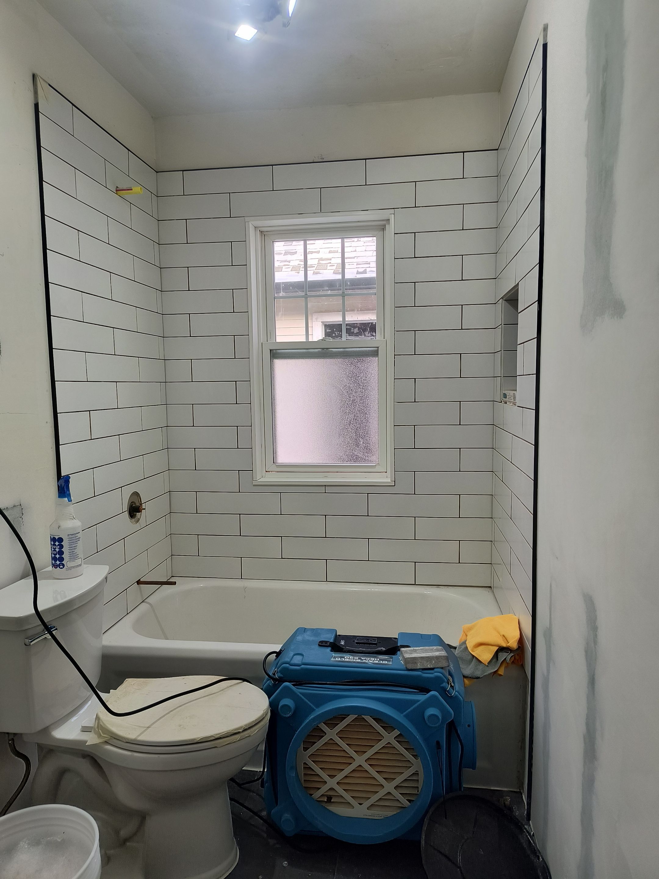 Tile Tub Surround by Agility Handyman Service LLC