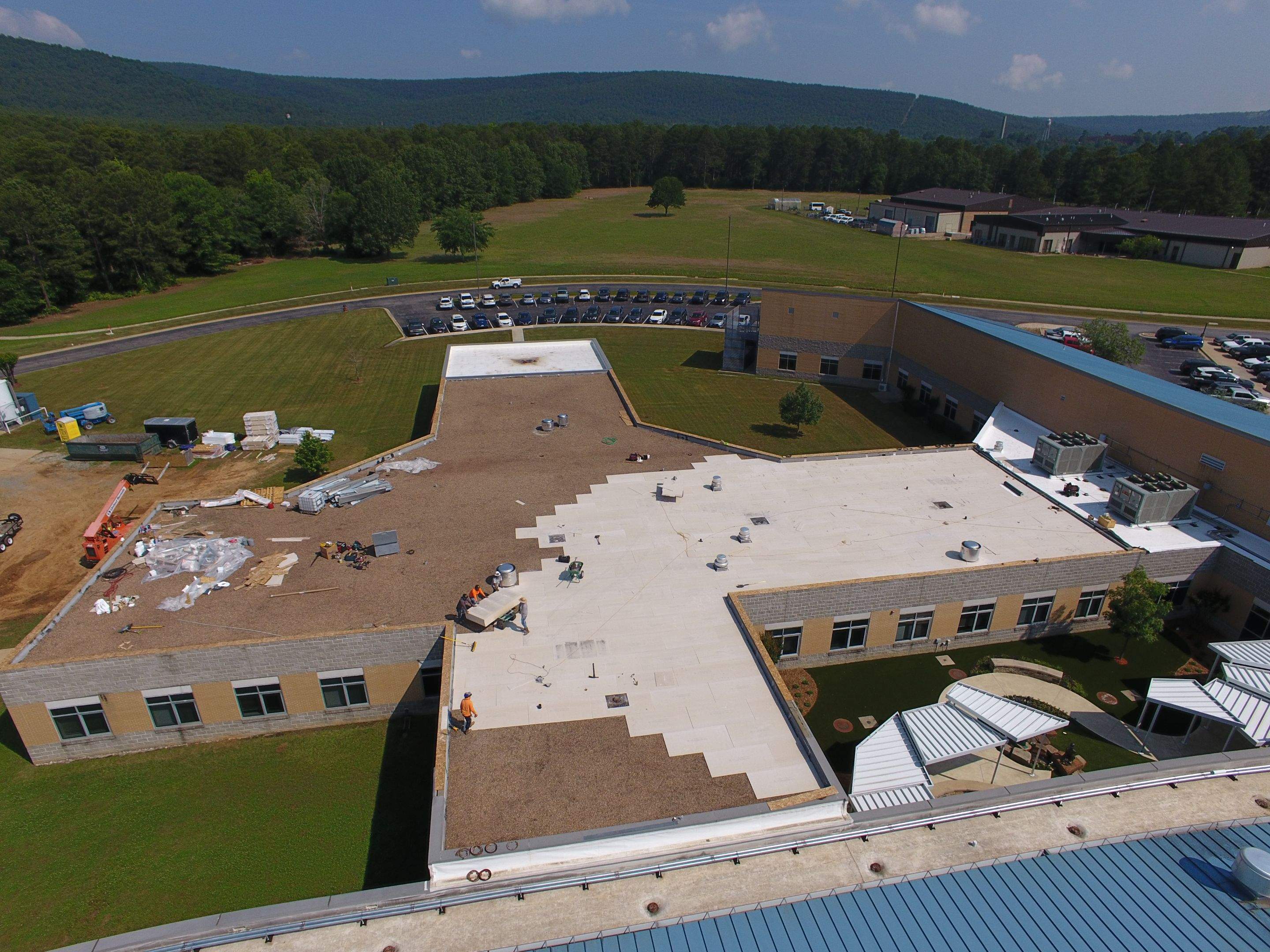 Choctaw Nation Hospital - Med Surg Building by Hostetler Roofing