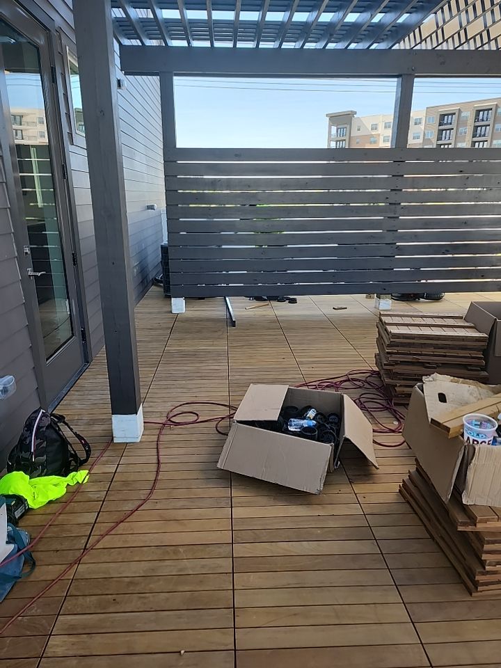 Apartment Roofing Installation using GAF HDZ Shingles, GAF TPO and Pavers in Lewisville, TX by Roof Experts