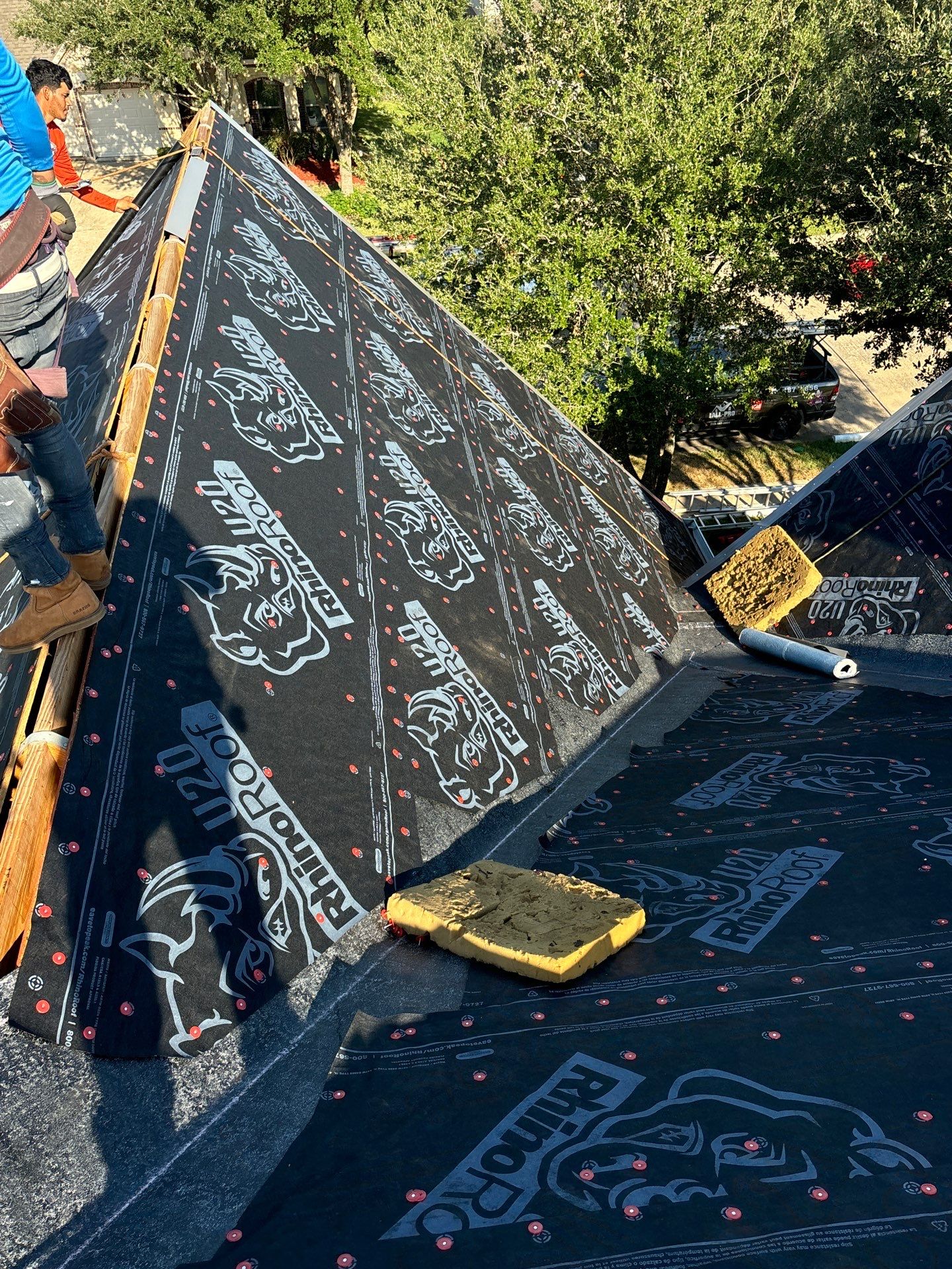 Residential Roofing Installation using Owen's Corning Duration (Lifetime) Shingles by Roof Repair Company