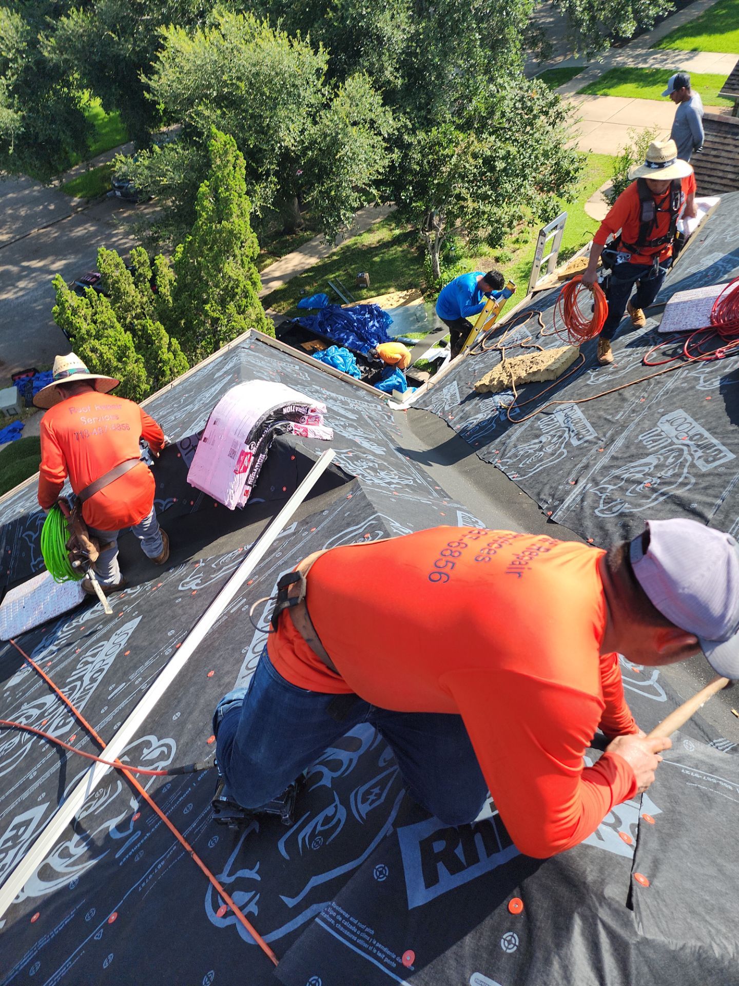 Residential Roofing Installation using Owen's Corning Duration (Lifetime) Shingles by Roof Repair Company