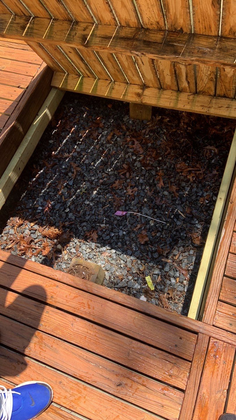 Deck Refinishing Using Powerwasher by A1 NERDY HOMES LLC