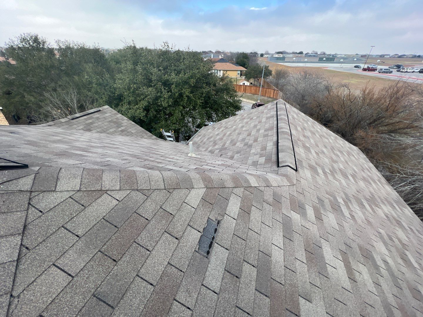 Shasta White Shingles by Reimagine Roofing