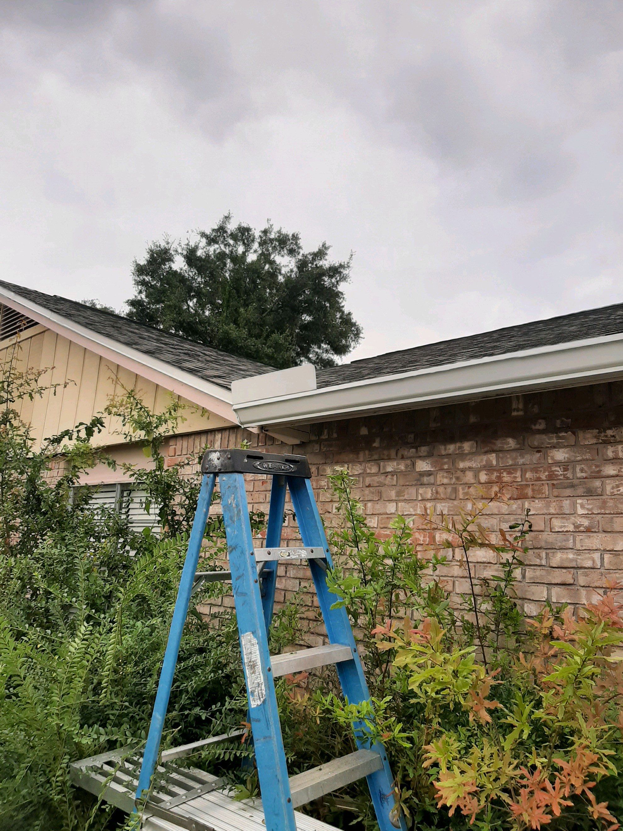 Gutter Installation using K-Style Seamless Gutters by Gutter Professors