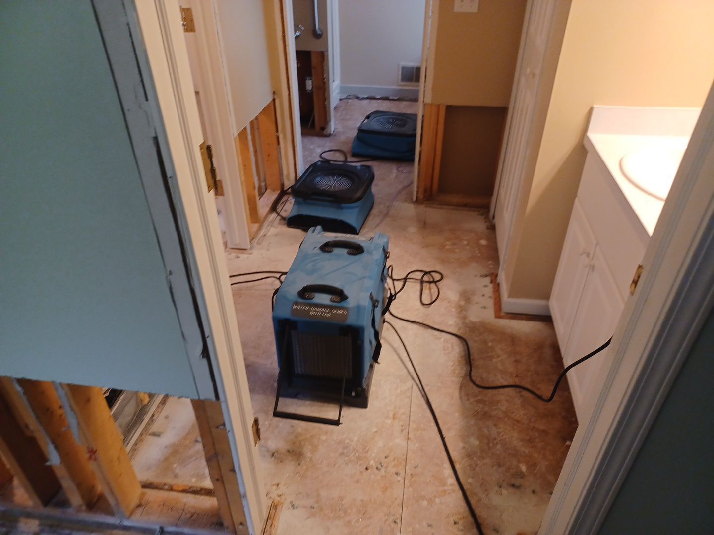 Project in Village of Clarkston by EzDry Water Mitigation & Property Restoration