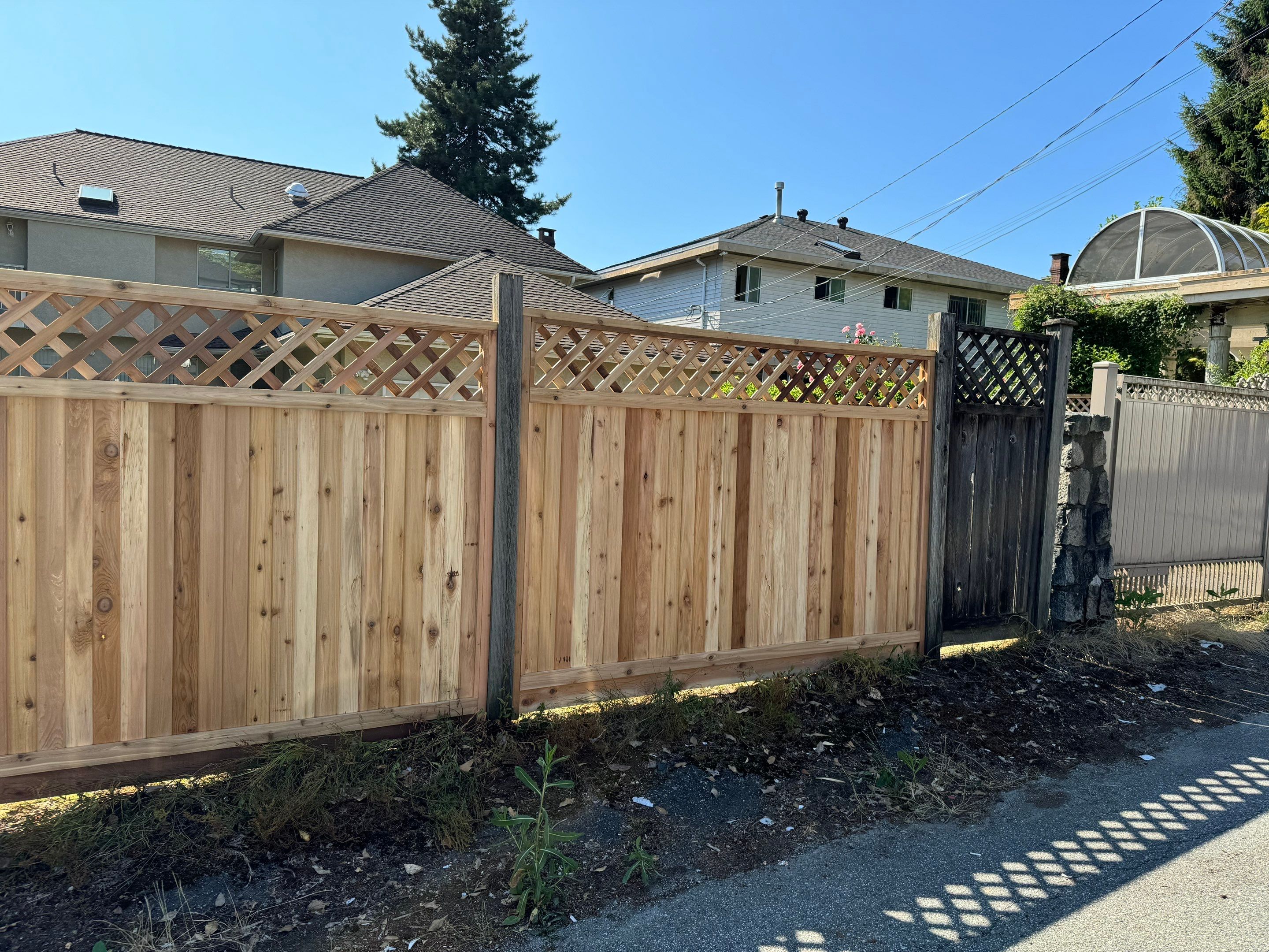 Fence Installation by YVR Construction Group
