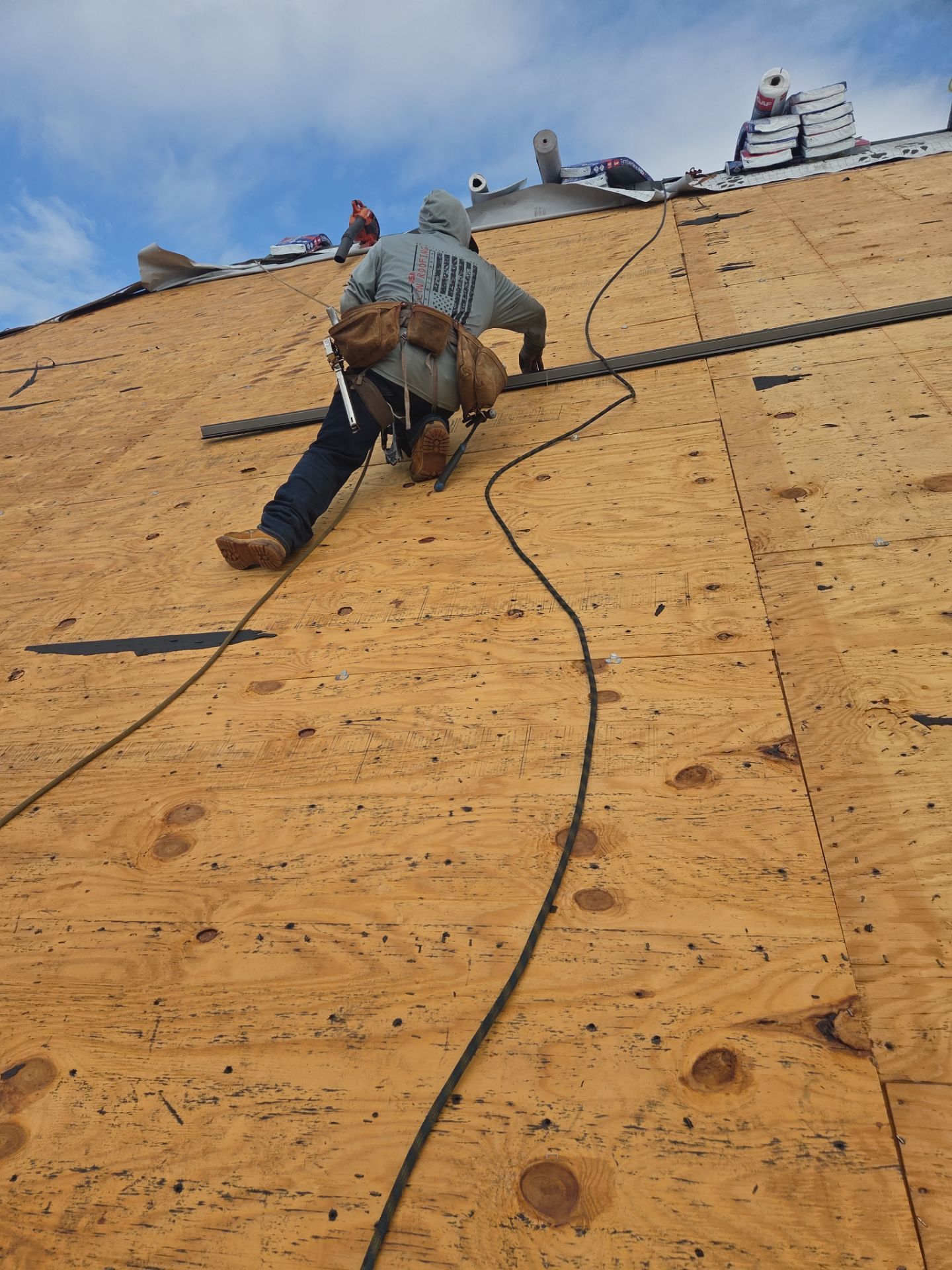 Gaf Architectural Roof Installation by Teflon Roofing