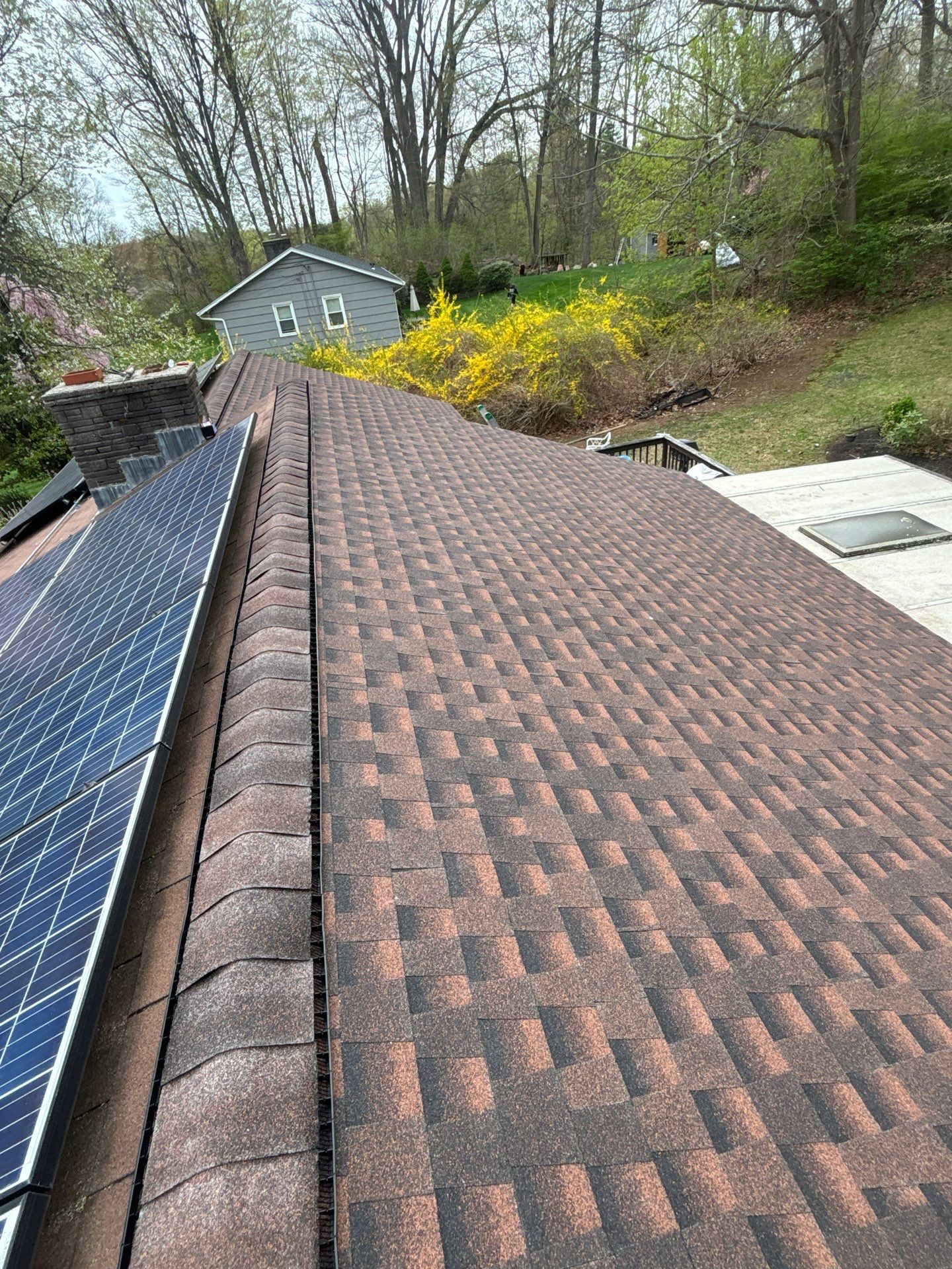 Asphalt shingles in Orange, CT gives homeowner brand new roof! by DiGiorgi Roofing and Siding Inc