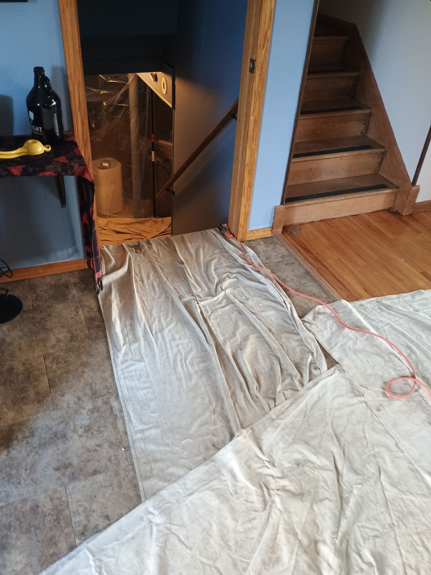 Interior Drain Tile Installation near Columbia Heights, MN by Waterproofing Northeast