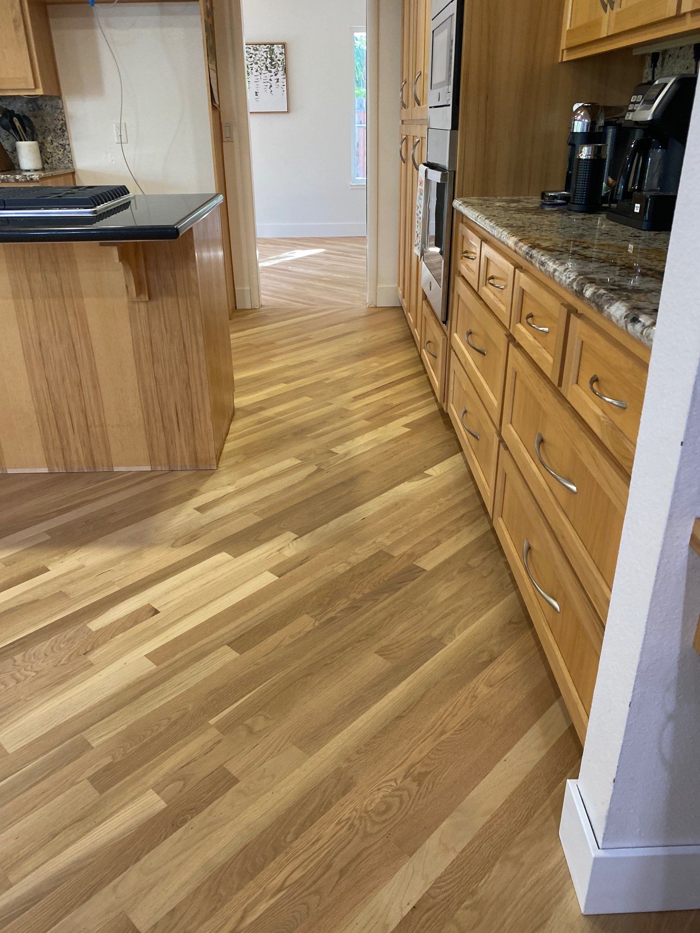 White Oak Installation and Refinish by Footprints Floors South Sacramento