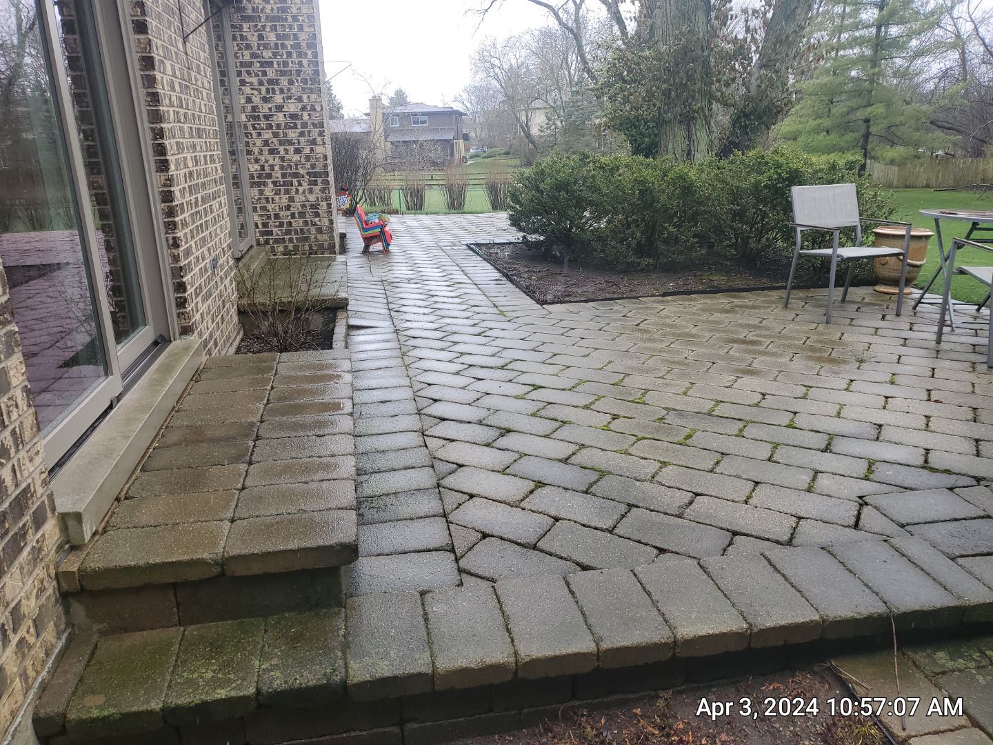 Brick paver clean, sand and seal.  using Surebond SB-1300 by Northern Power Washing LLC.
