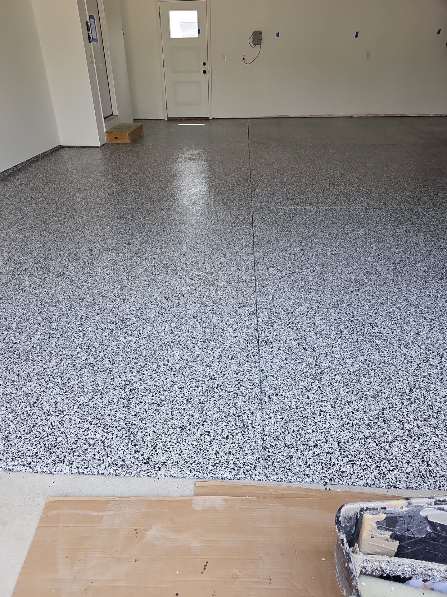 Domino Concrete Coating in Elkhart! by Innovative Spaces / Innovative Concrete Coatings