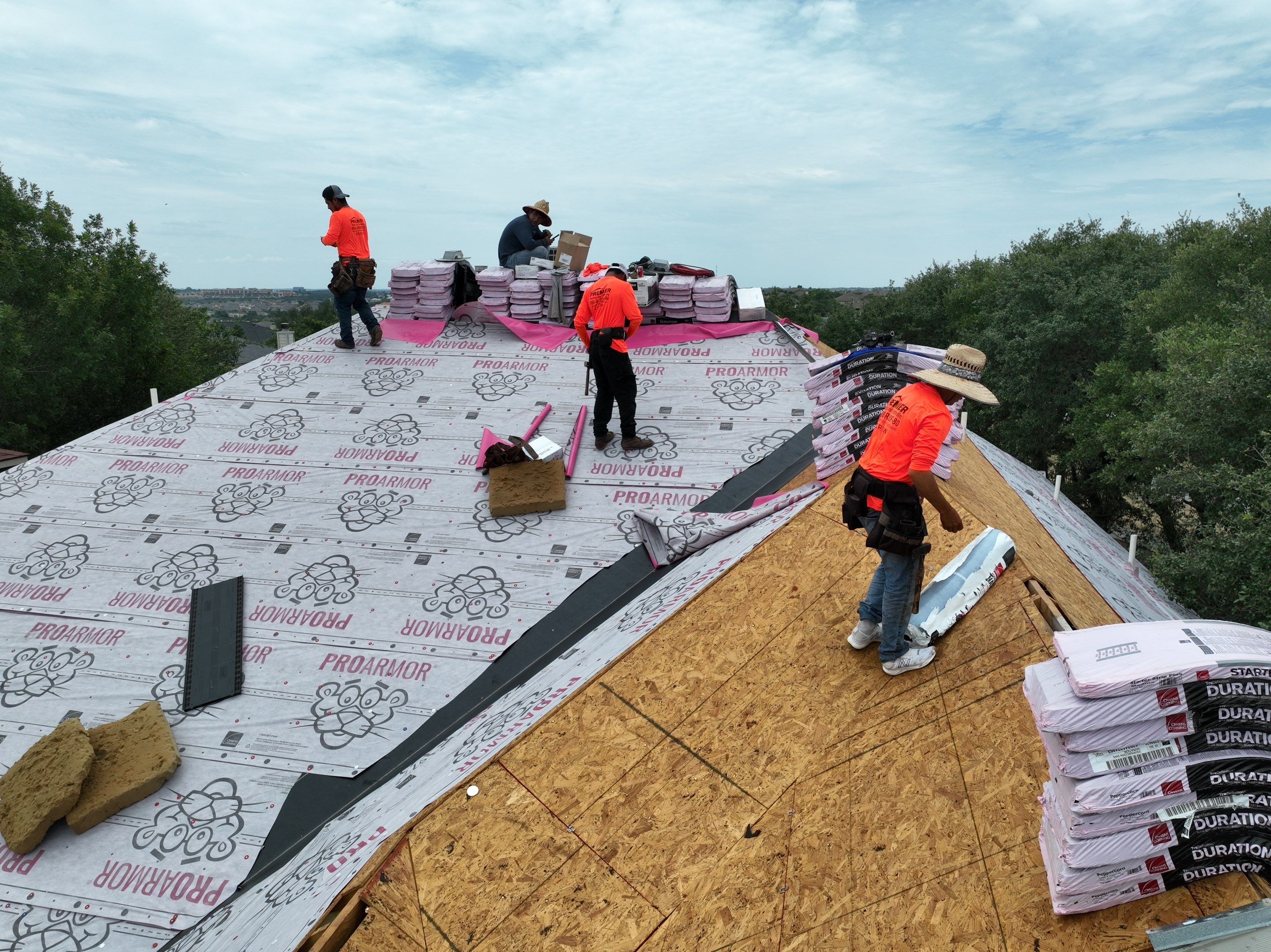Residential Roof Replacement by Premier Roofing and Contracting