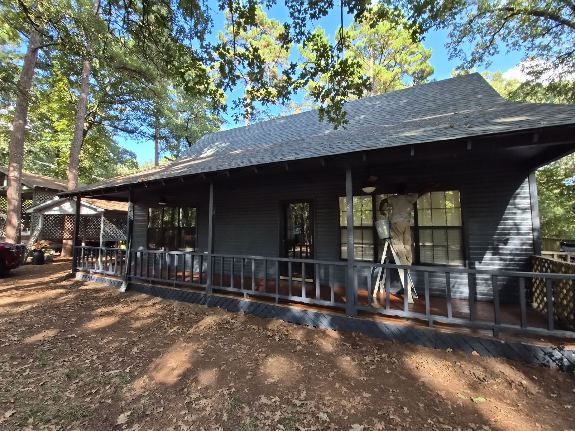 Exterior Painting Project | Holly Lake Ranch, TX 🏡🎨 by Quality Coats Painting