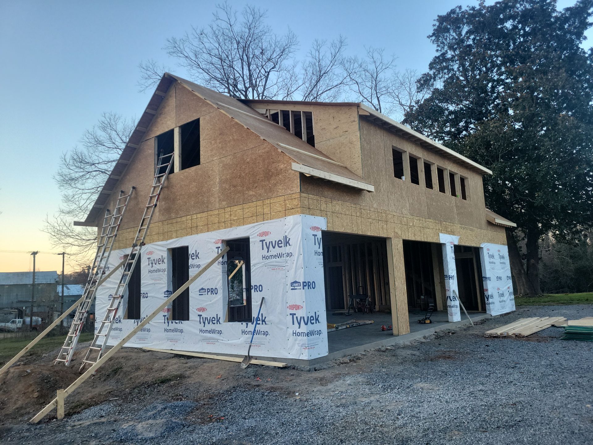 Cottage Garage Construction by JWH Contracting LLC
