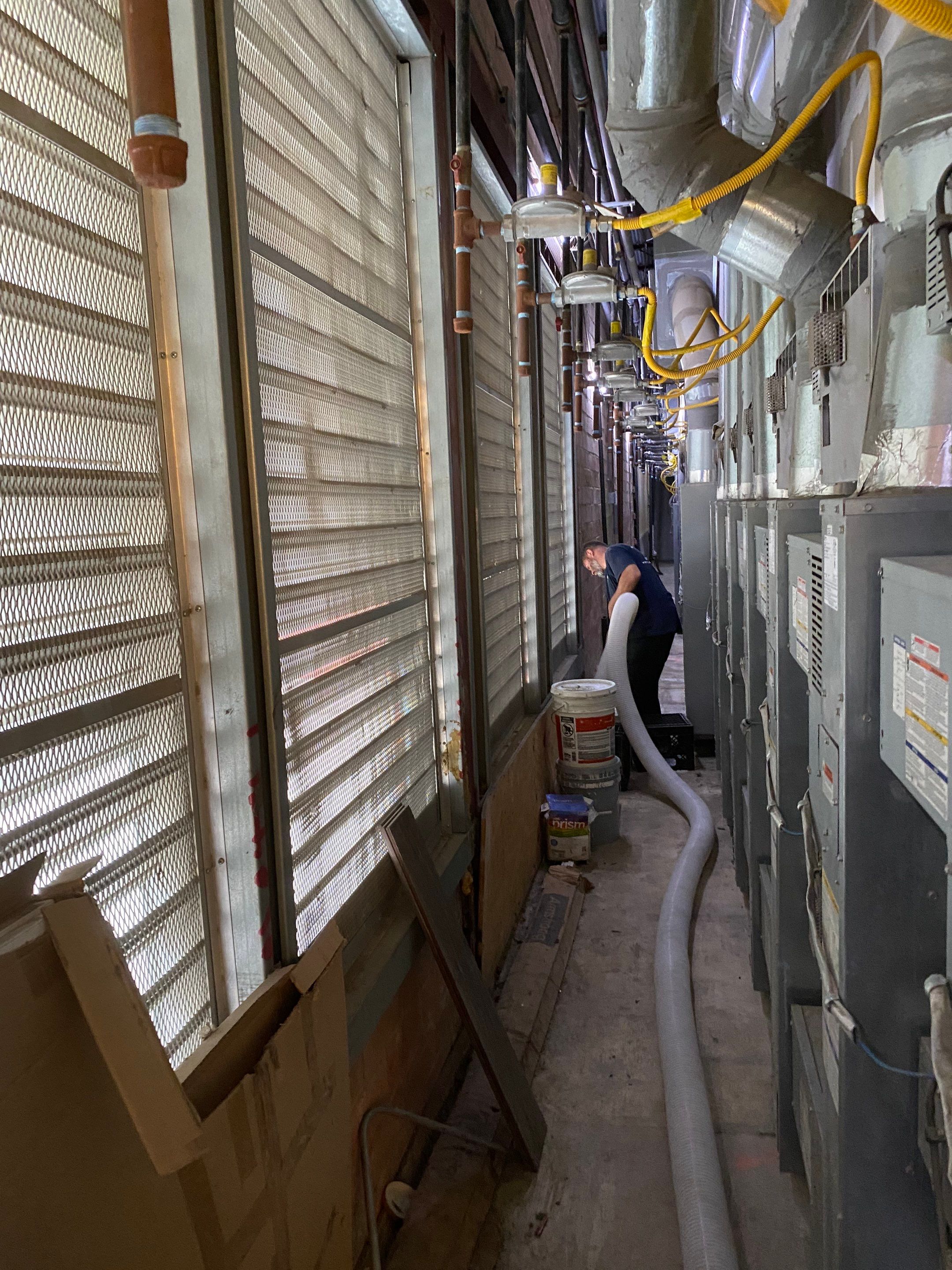 Laundromat Dryer Vent Cleaning San Antonio, Texas by Peach State Dryer Vents & Air Ducts