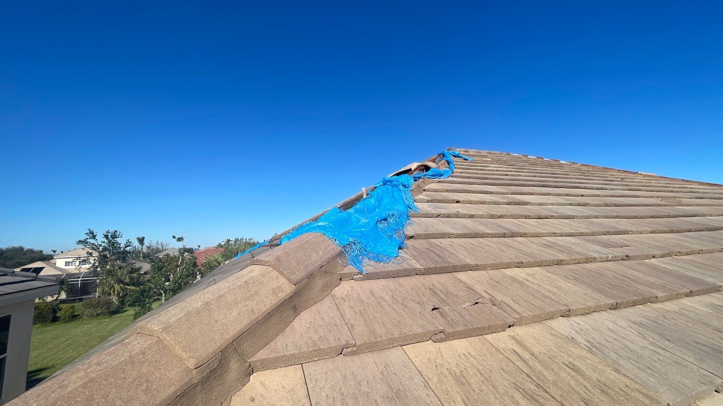Residential Roofing Repair using Concrete Tile by Four Peaks Roofing