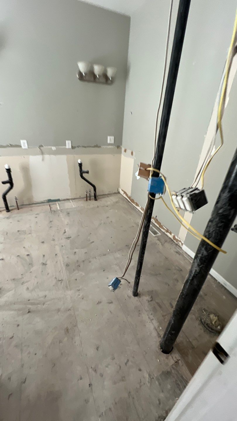 Two Bathroom Remodel  by Plumbing Connect Systems LLC