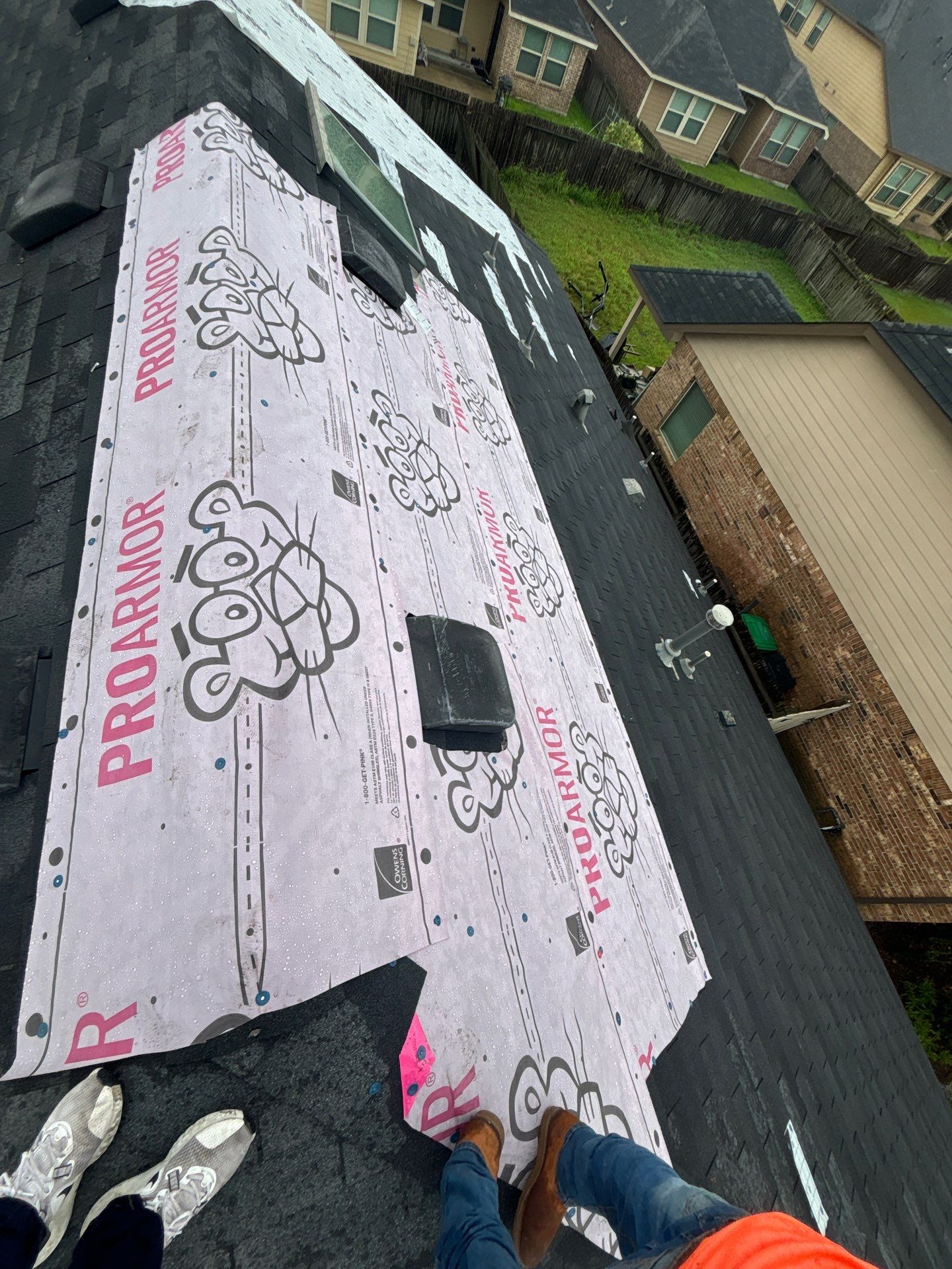 Residential Roofing Repair using Owen's Corning Duration (Lifetime) Shingles by Roof Repair Services LLC