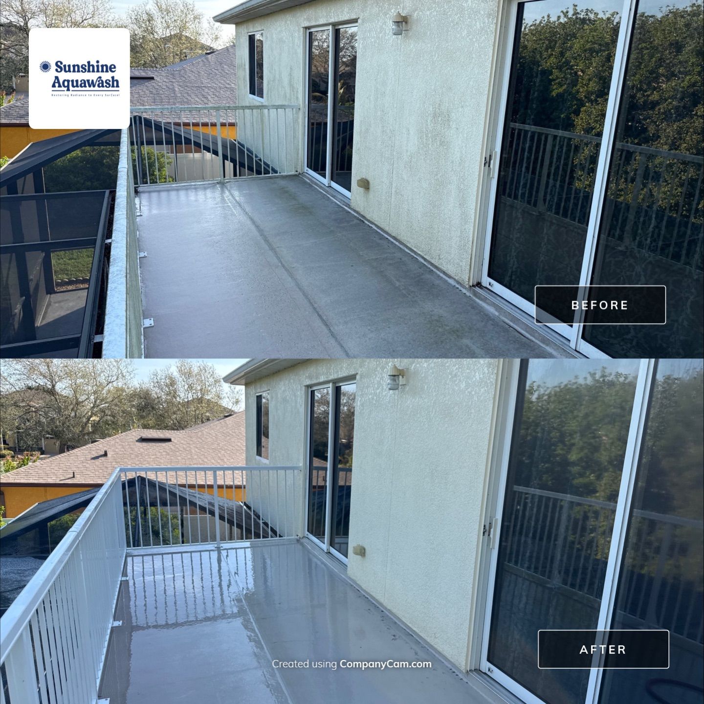 Barrington Ridge 2-Story House & Driveway Cleaning – Before & After Transformation! by Sunshine AquaWash