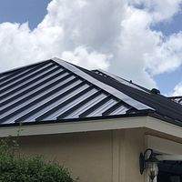 24ga 1.5" Snap-Lock Dark Bronze by Total Roofing System The Metal Roof Experts
