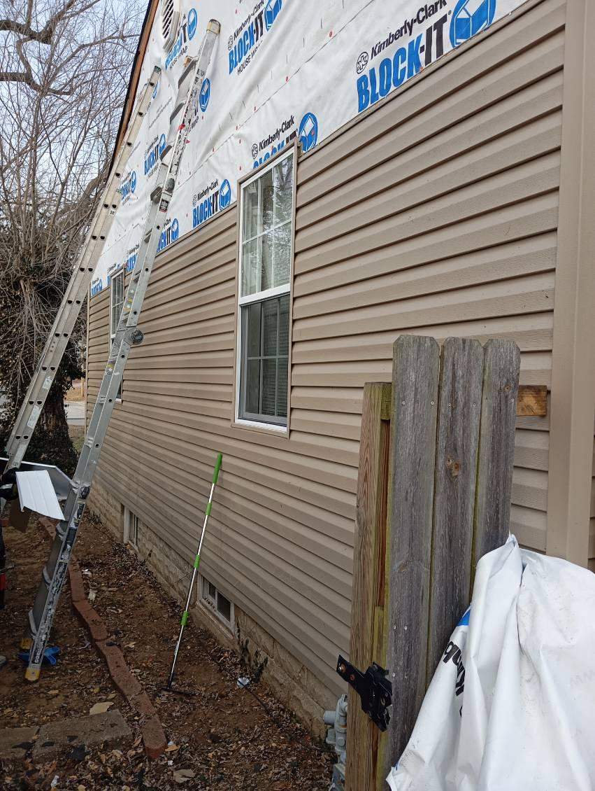 Fire-Damage Exterior Restoration – Siding, WRB, Insulation & Windows - Fairview Heights, IL by Legendary Services Company LLC.