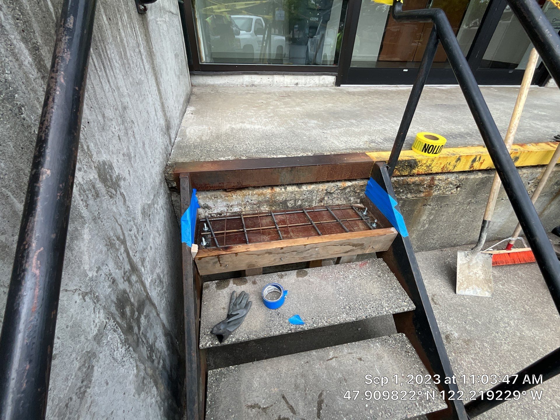 Colliers | Concrete Stair Repair  by Jireh Asphalt & Concrete Inc 