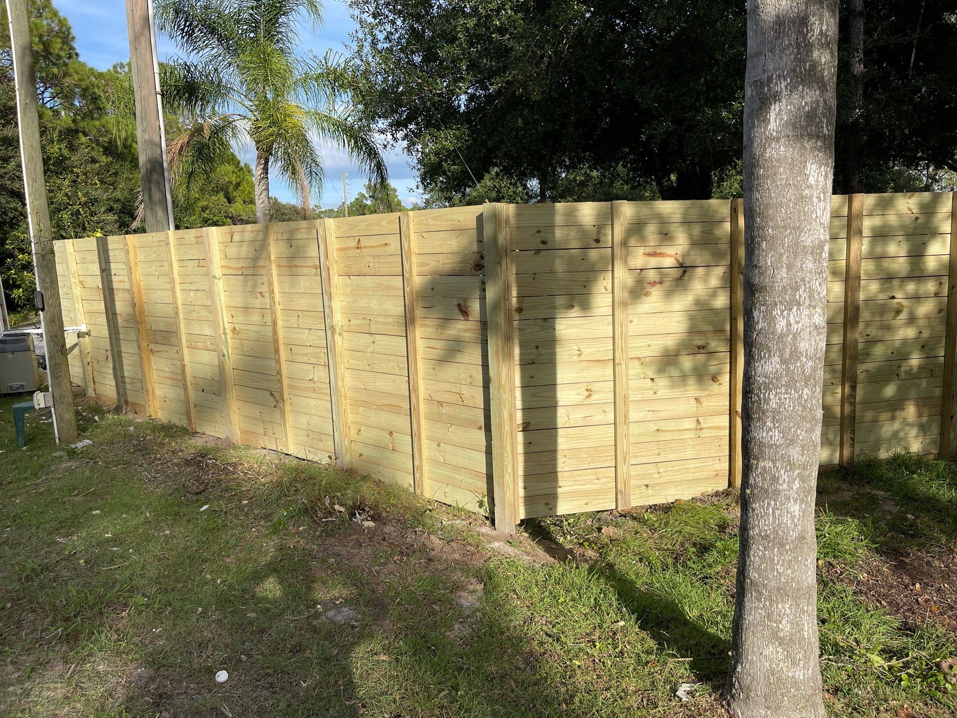 Bradenton, FL Gate Operator Installation & Horizontal Privacy Fence by Asap fence and gates, LLC