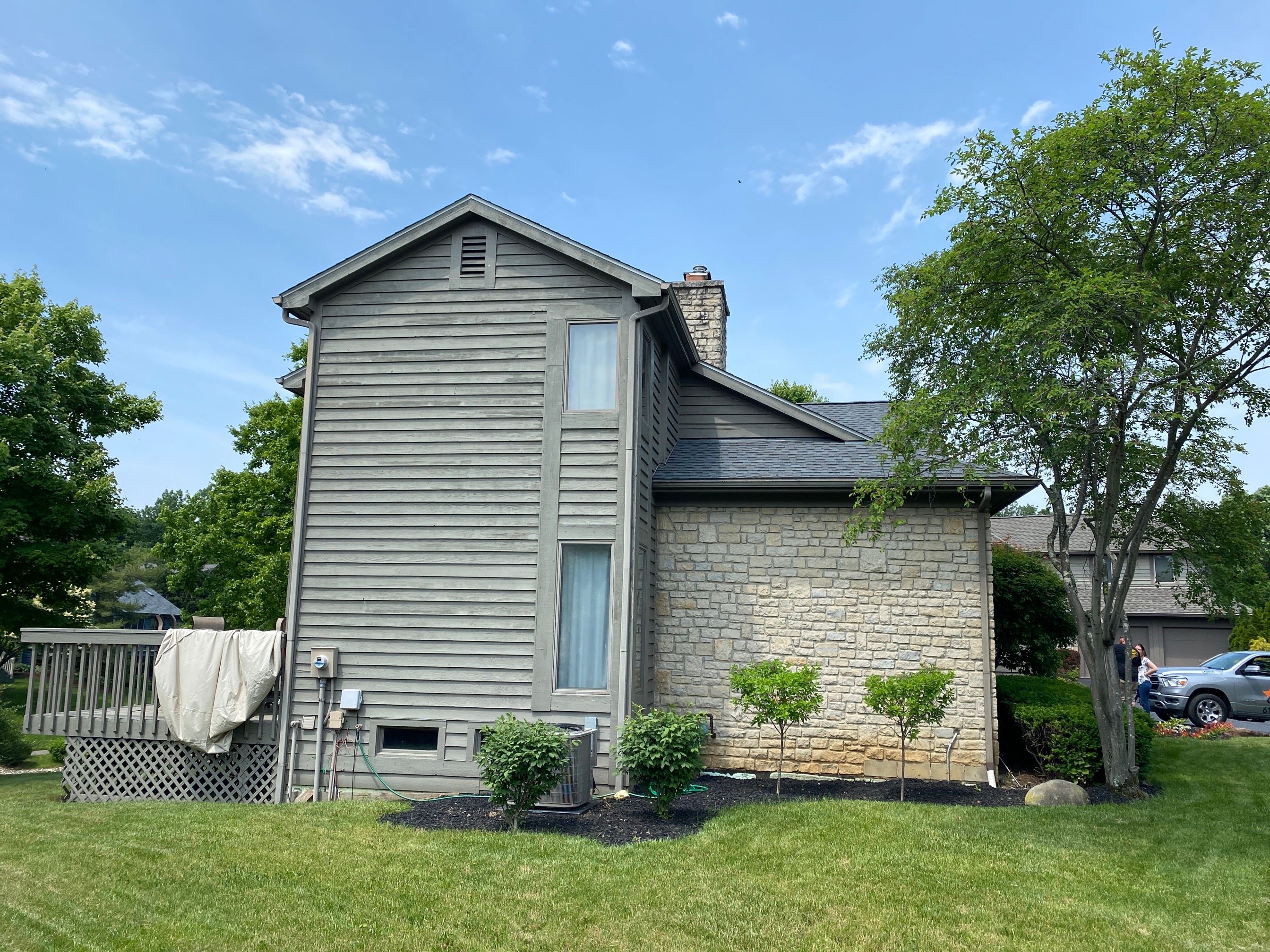 Siding Installation using James Hardie Fiber Cement Lap Siding by Best Exteriors Inc
