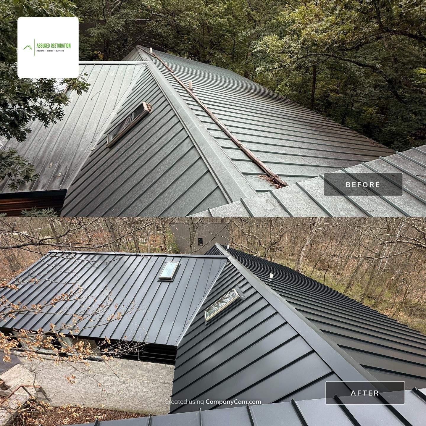 Standing Seam Curved Metal Roof System by Assured Restoration