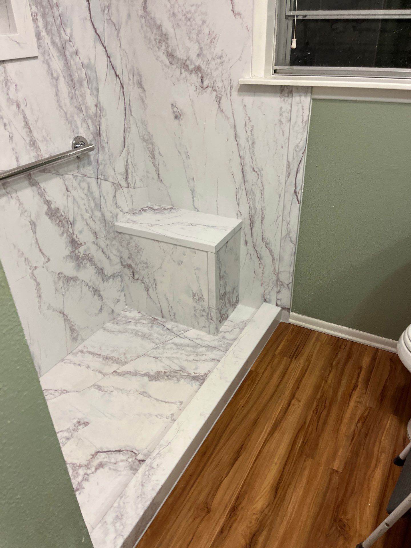 Walk in Shower in La Grange by Lane Lauritsen - The Hill Country, Texas