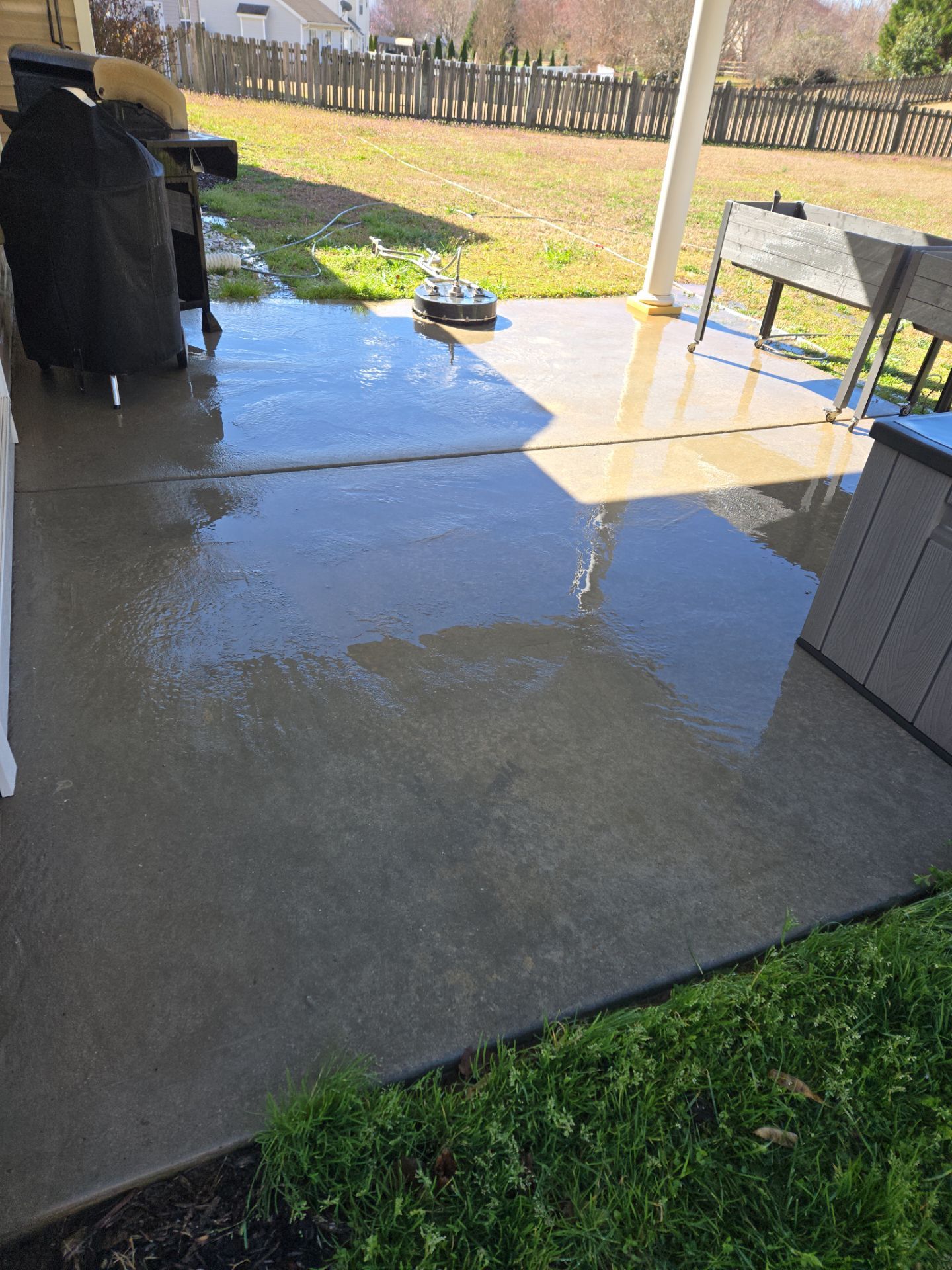 House Wash using cleaner by G&H Home Tech Pros LLC