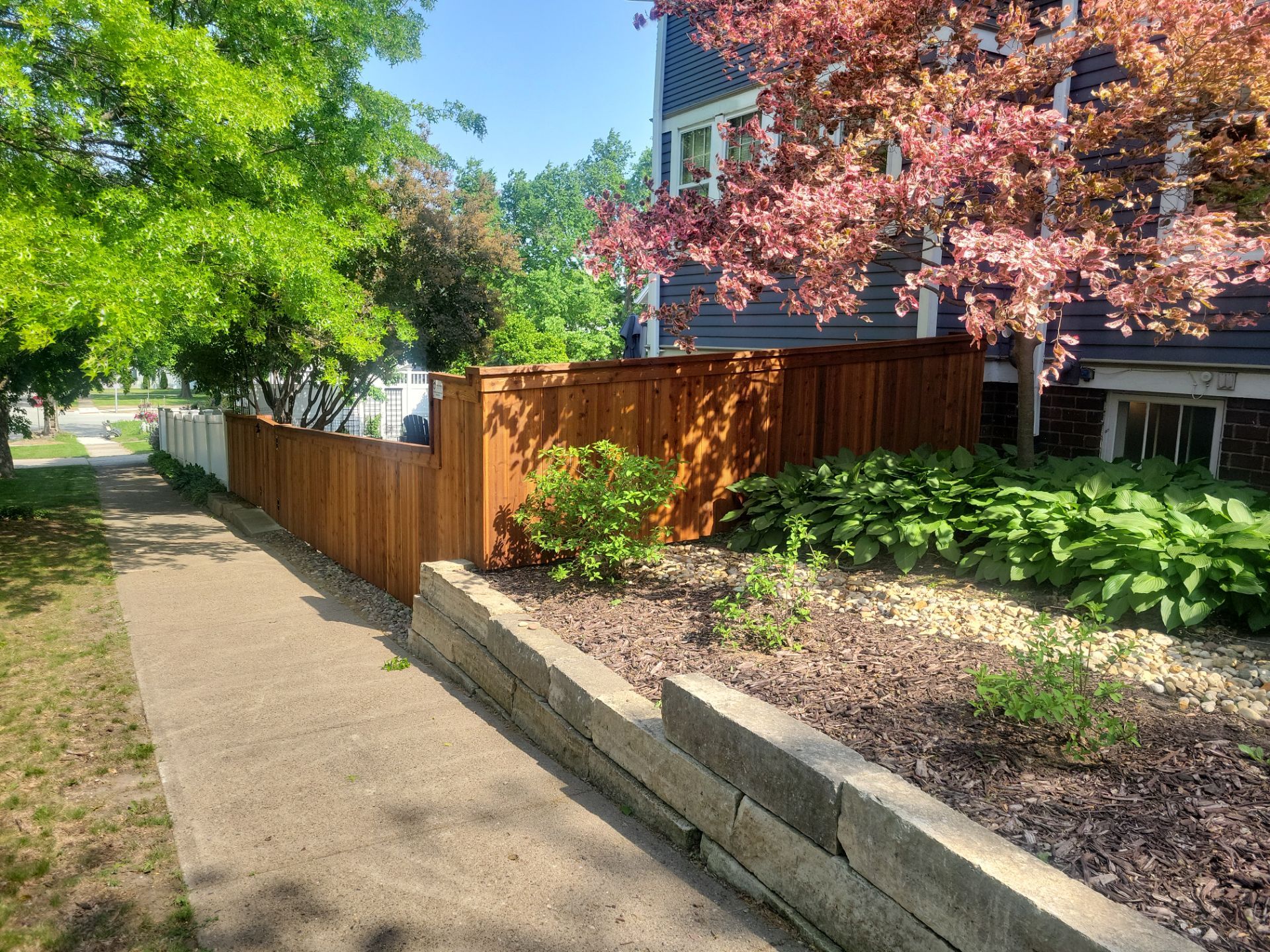 Project in Cedar Falls by Perfect Picket Fence and Stain