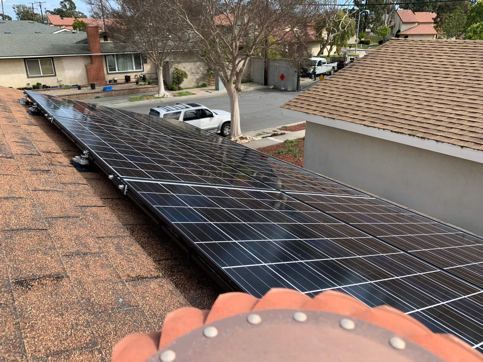 Pressure Wash using Sodium Hypochlorite and Solar Panel Cleaning in Huntington Beach by Property Cleaning Experts, LLC