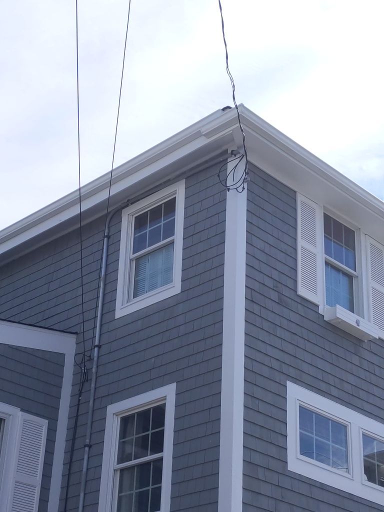 Hull, MA Gutter Installation using 5" K-Style Aluminum Gutter by Gutter Pro Enterprises