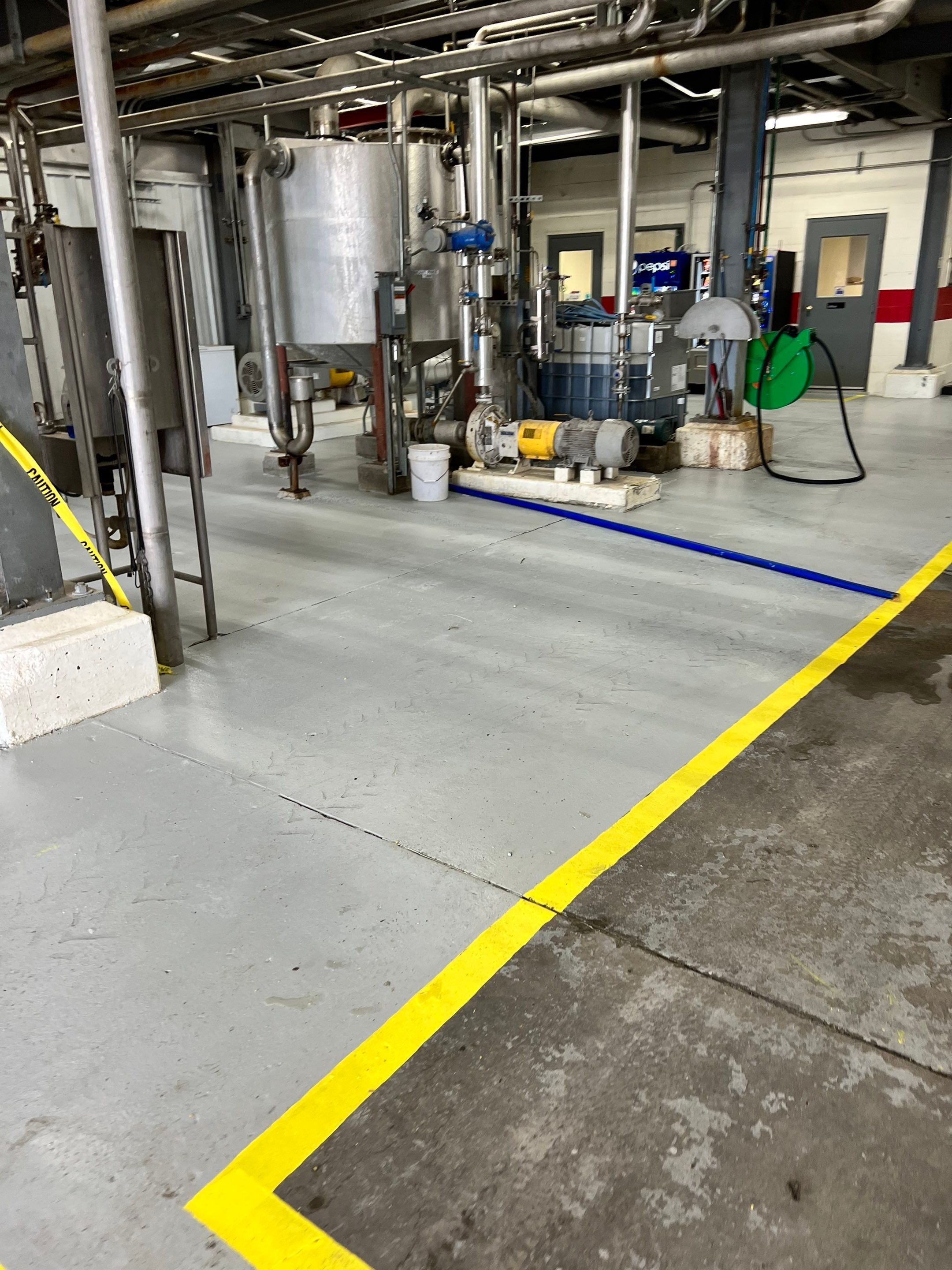 Commercial repaint and new flooring by Cutting edge painting 