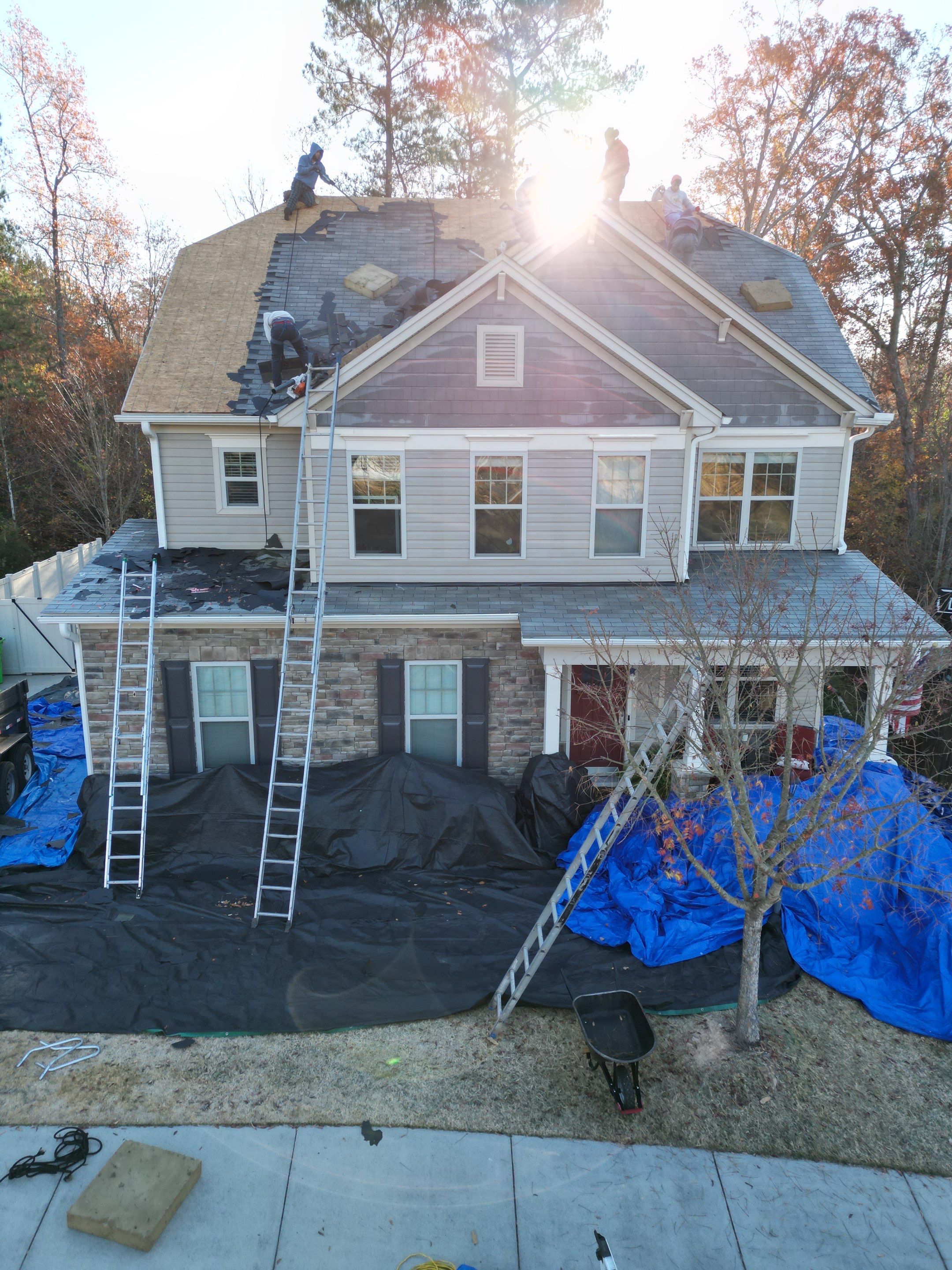 Roof Replacement - GAF Timberline HDZ Weathered Wood  by Pro Performance Roofing
