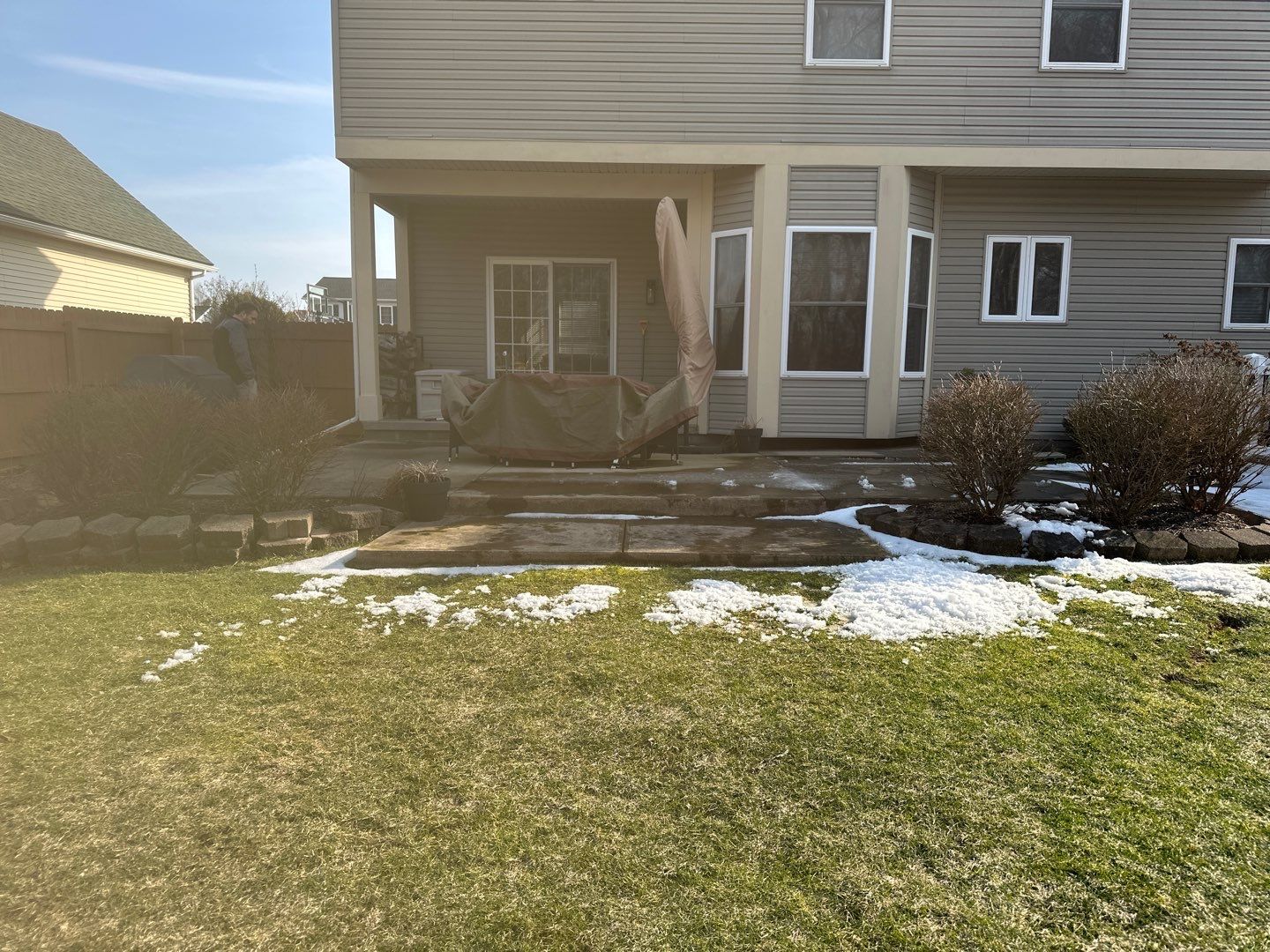 Wood Plank Stamped Concrete Patio  by NG Masonry & Construction LLC