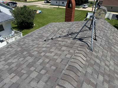 Turtle Shell gutter protection installation in Lena, IL 61048, photograph 14