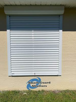 Rolling Shutters in White