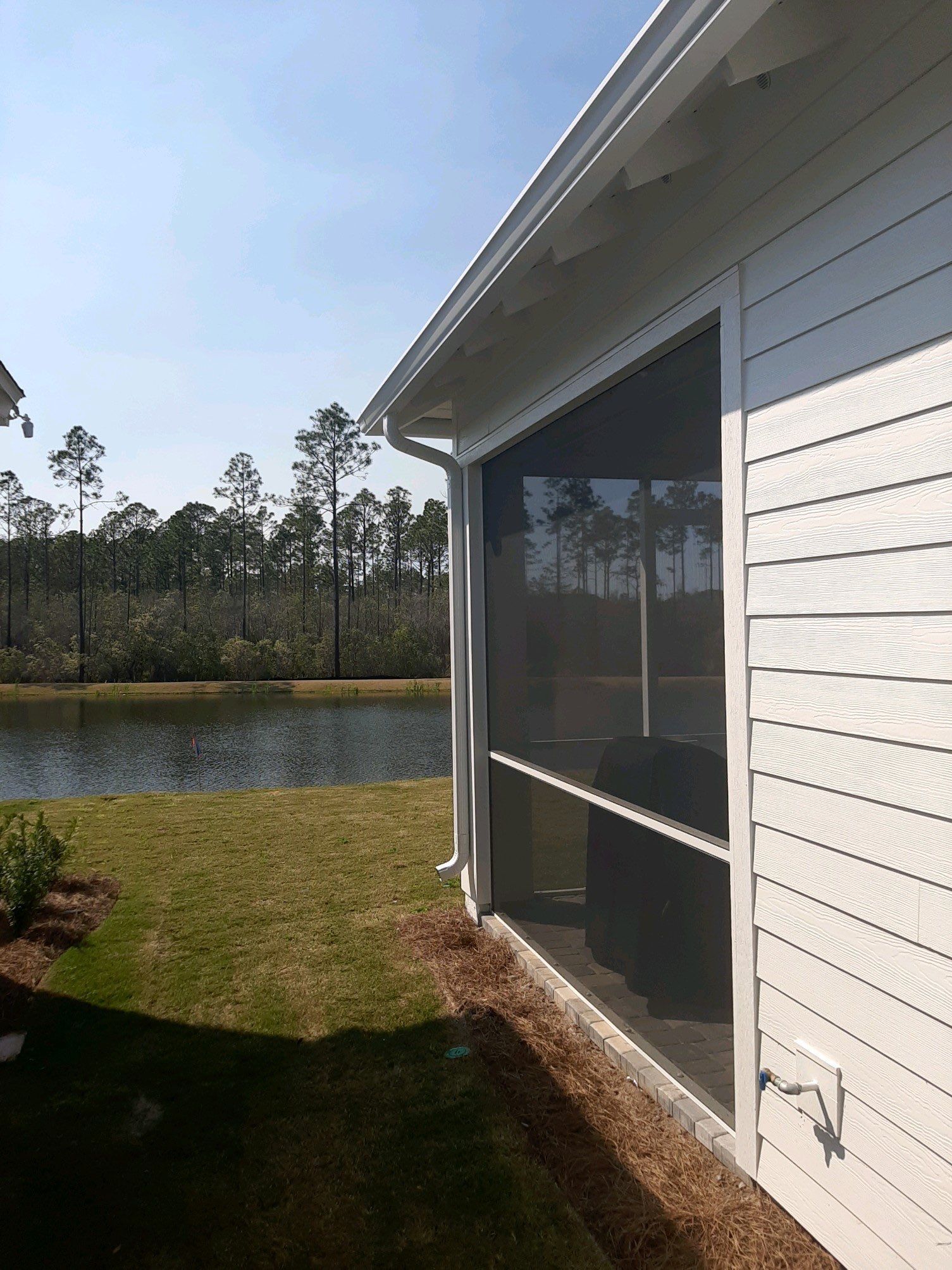 Gutter Installation Using White K-Style Aluminum Seamless Gutters by Gutter Professors