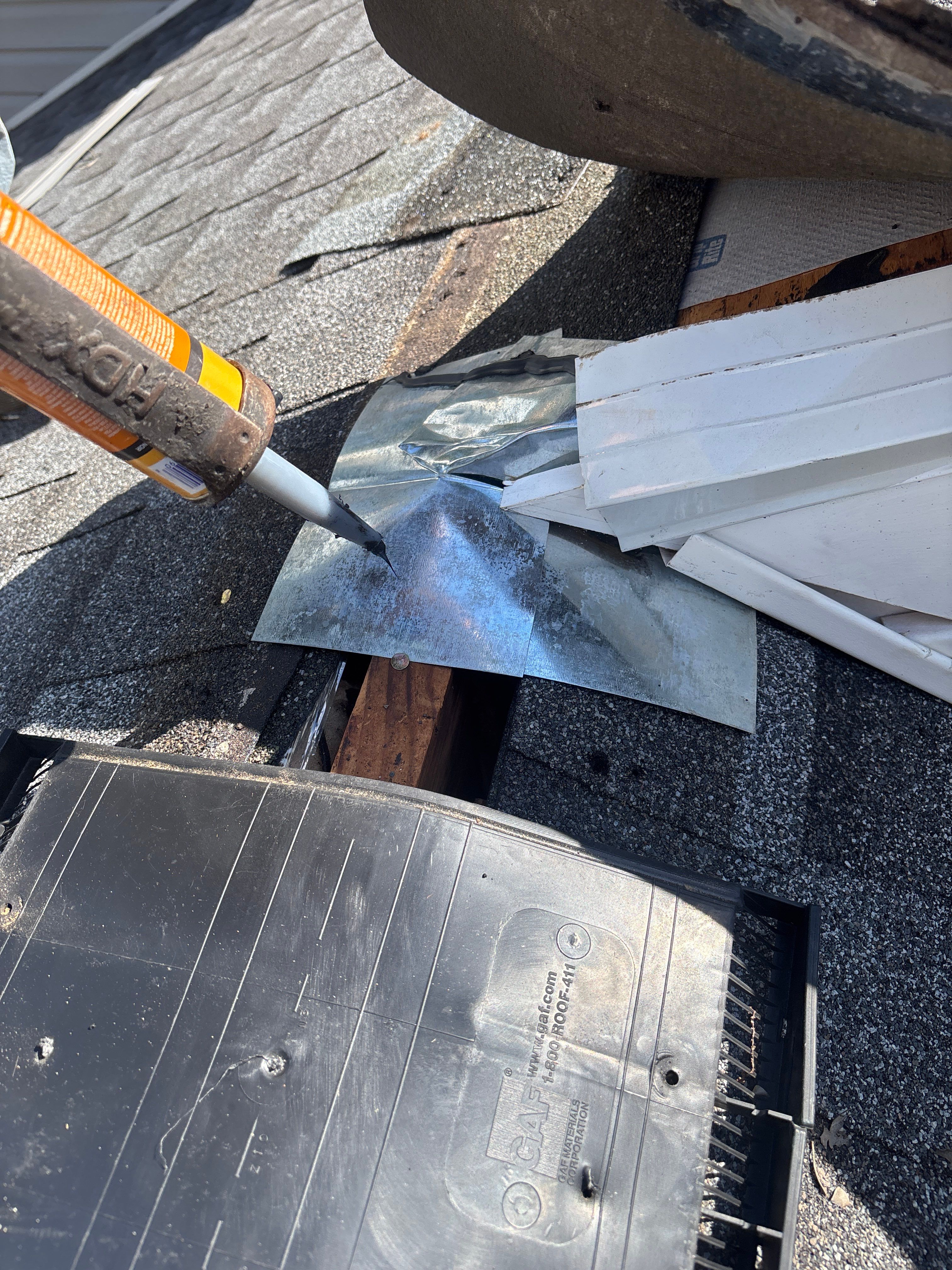 Poor roof installation by Deerfield Roofing LLC