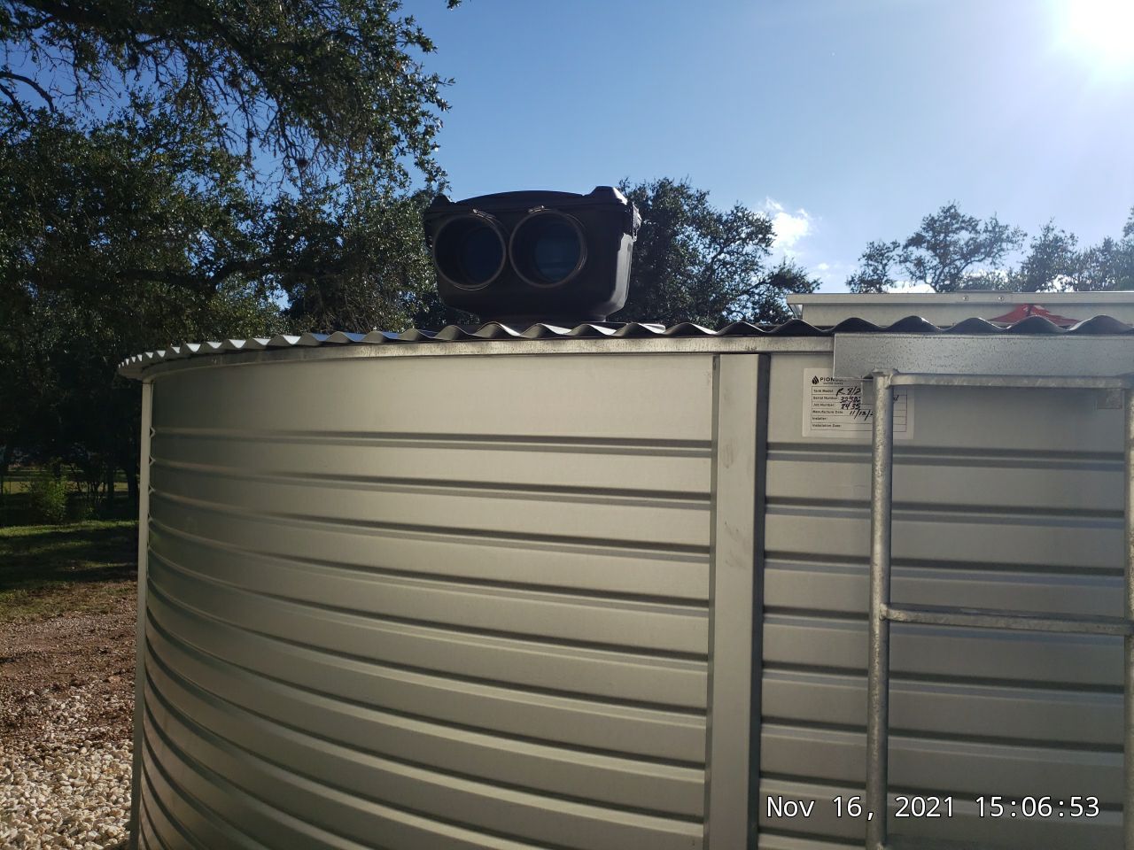 10000 gallons for water security. by Hill Country Rain Water