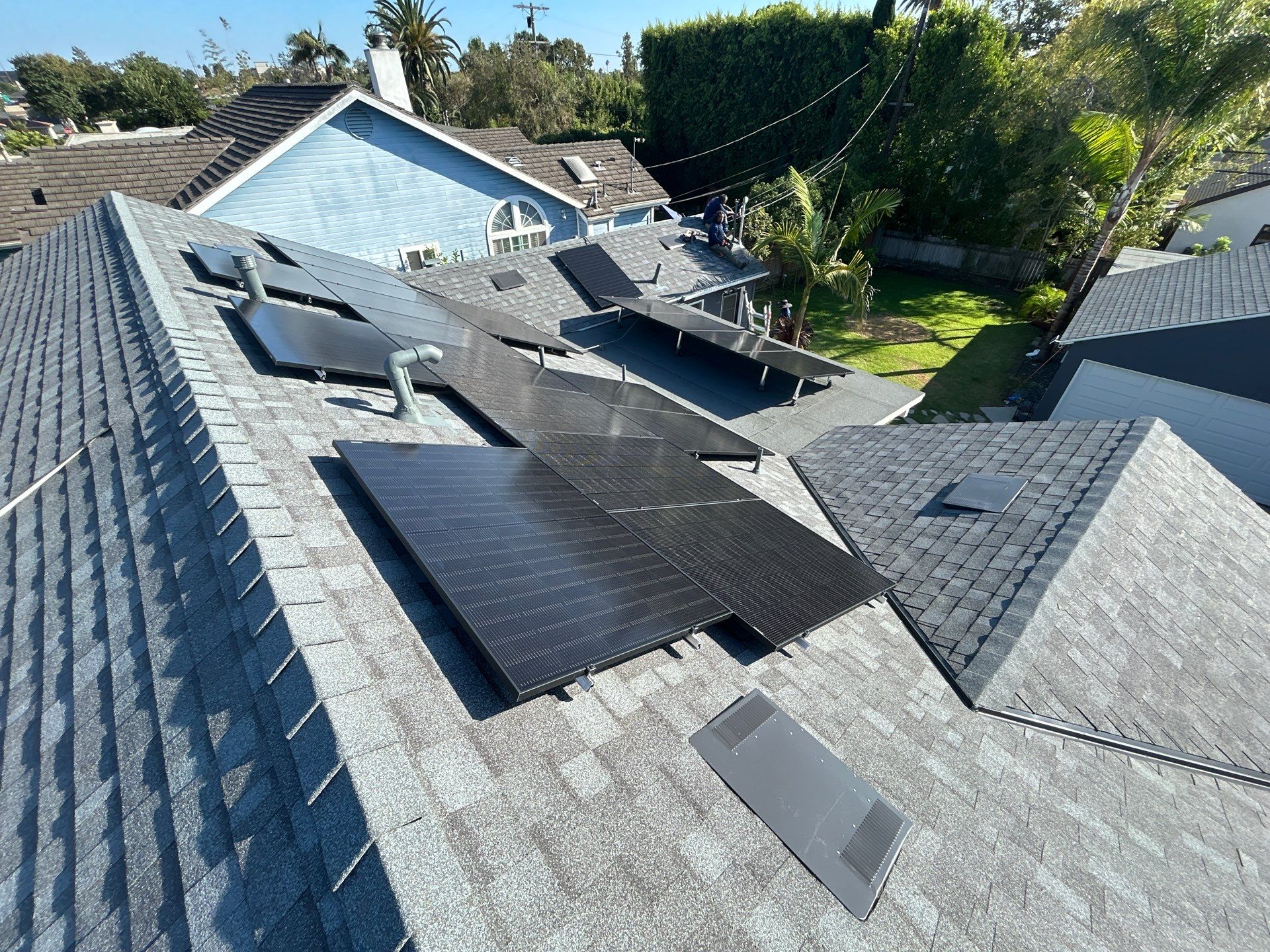 24-Panel Solar Installation and Electrical Service Upgrade in Los Angeles by AWS Solar