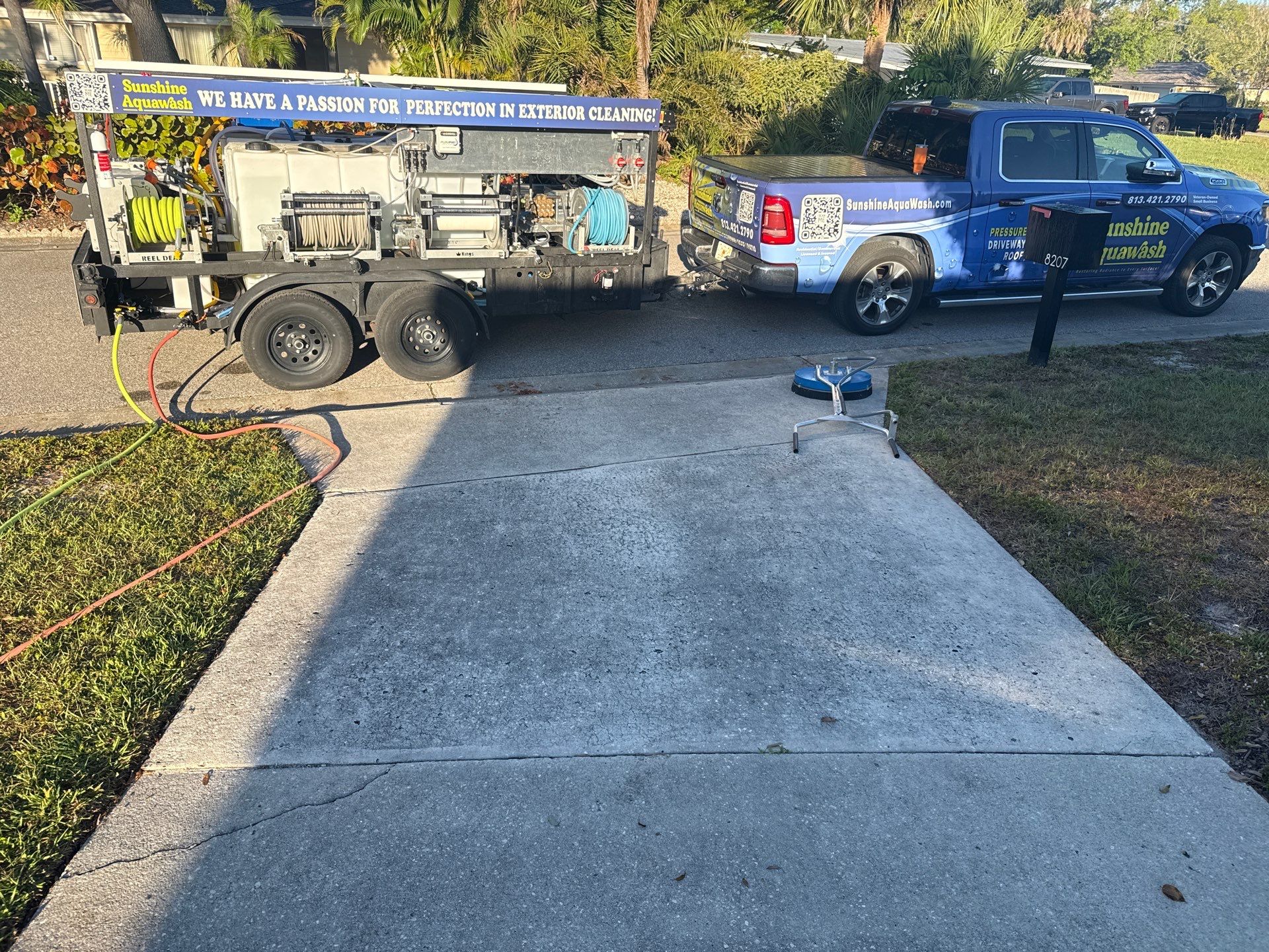 Full Exterior Cleaning Before Painting – Sarasota, FL (Near Sarasota Airport) by Sunshine AquaWash