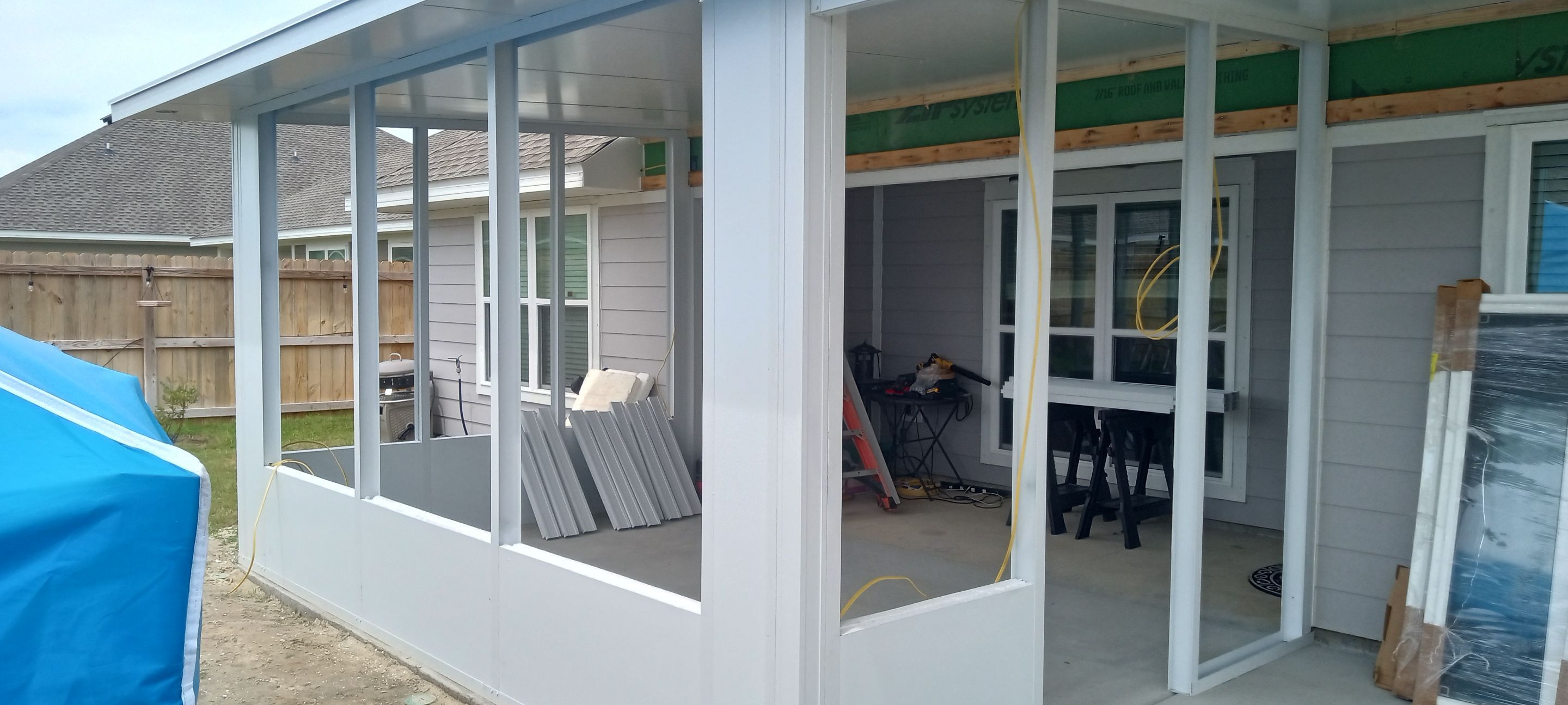 Glass Room w/Colorbeam by Titan Sunrooms
