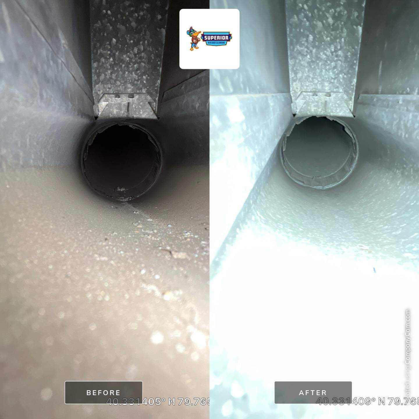 Air Duct Cleaning With a Vacuum Truck in North Huntingdon, PA by Superior Air Duct Cleaning